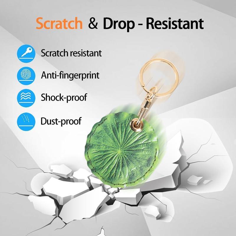 Funda de llavero de cuero XSUIOY para Apple AirTag - Anti-rayones