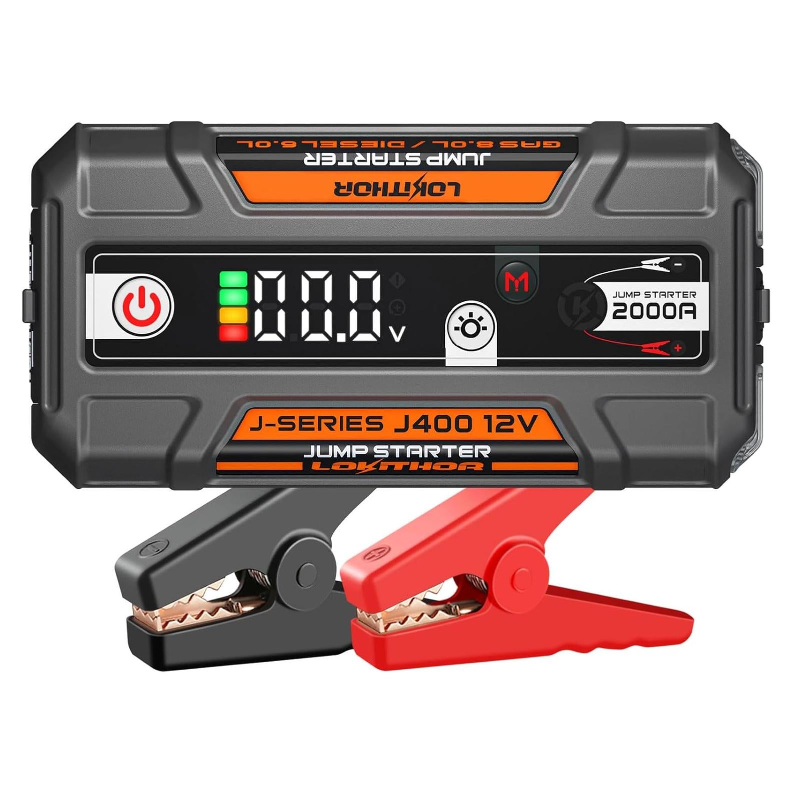 Arrancador LOKITHOR J400 2000A 12V Portátil y Seguro