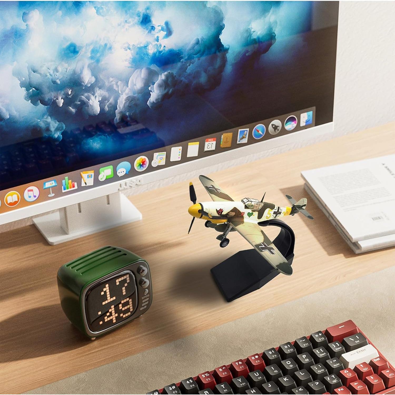 Modelo avión combate NUOTIE BF-109 escala 1/72 camuflaje