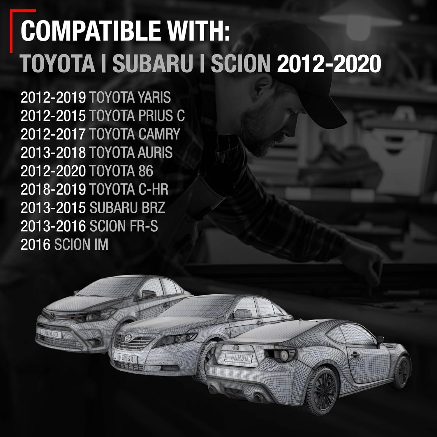 Manija de Puerta del Conductor Toyota Yaris Prius Camry 2012-2020