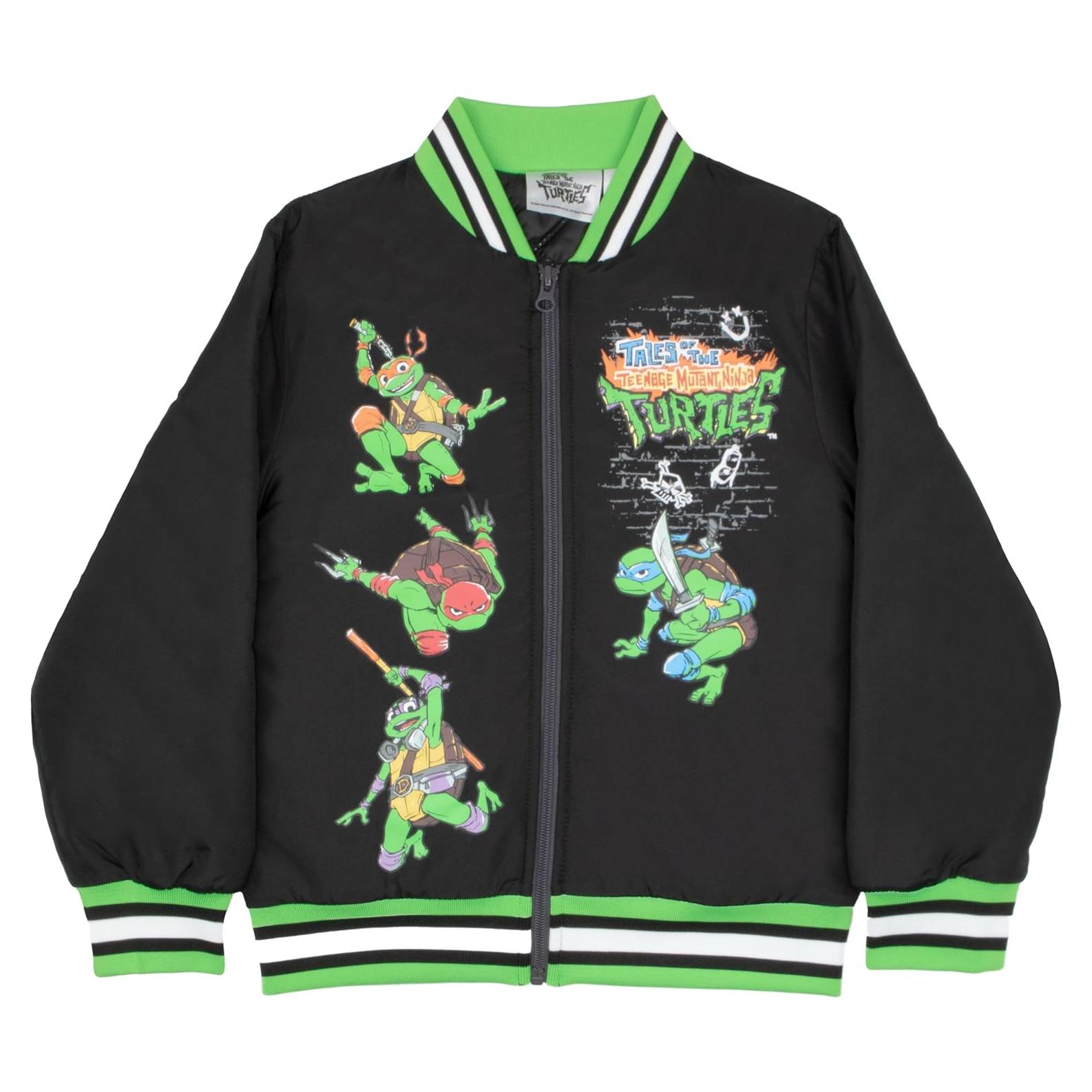 Chaqueta Bomber Varsity Niños Tortugas Ninja Nickelodeon