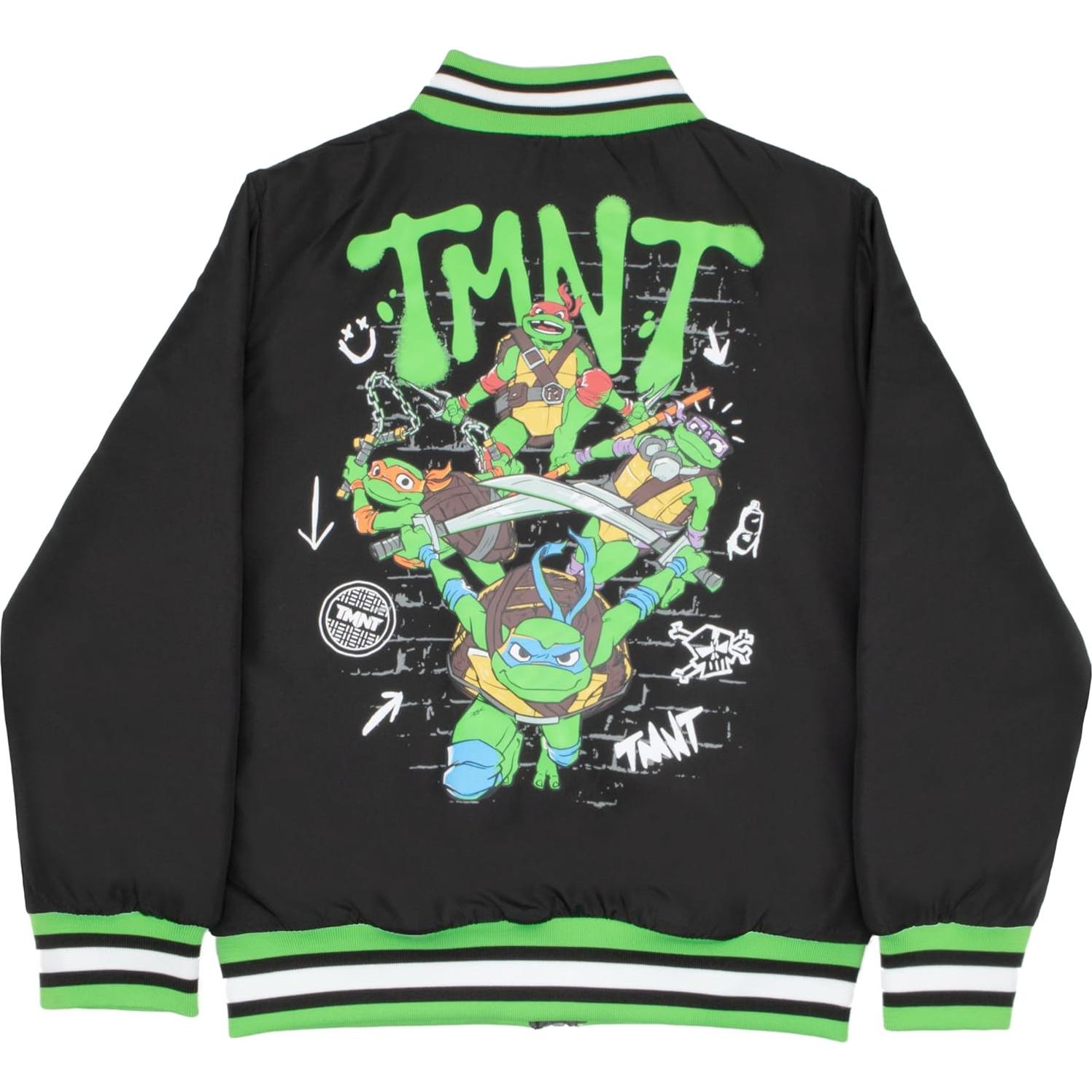Chaqueta Bomber Varsity Niños Tortugas Ninja Nickelodeon