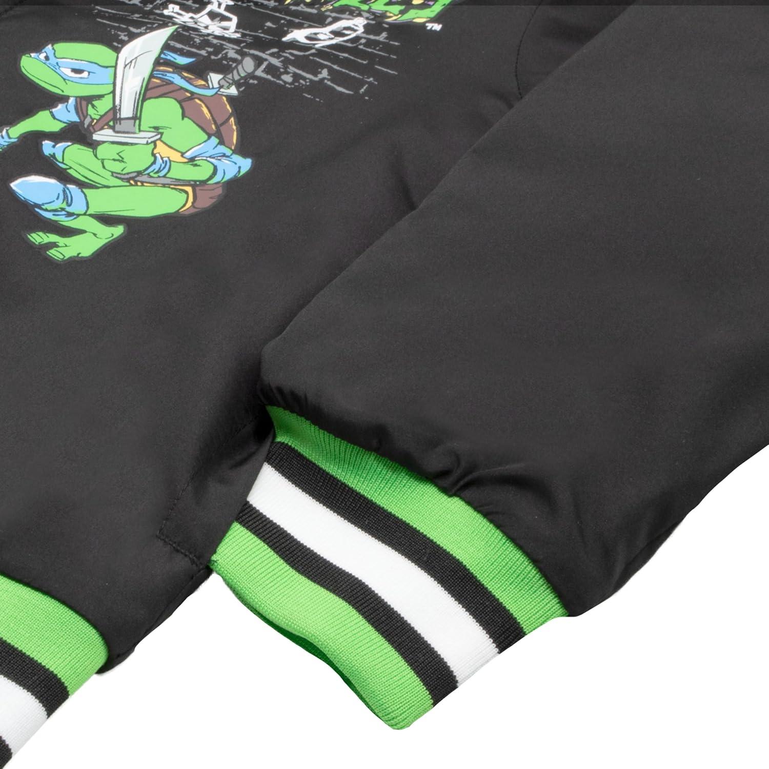Chaqueta Bomber Varsity Niños Tortugas Ninja Nickelodeon