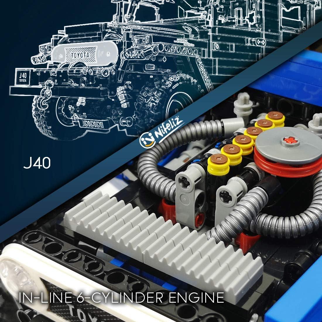 Nifeliz J40 Land Cruiser 2101 Piezas Bloques de Construcción