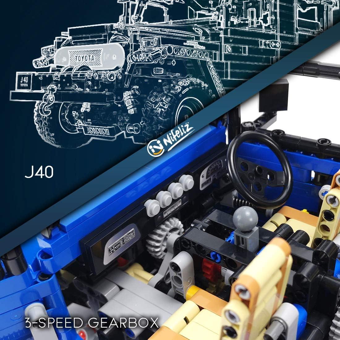 Nifeliz J40 Land Cruiser 2101 Piezas Bloques de Construcción