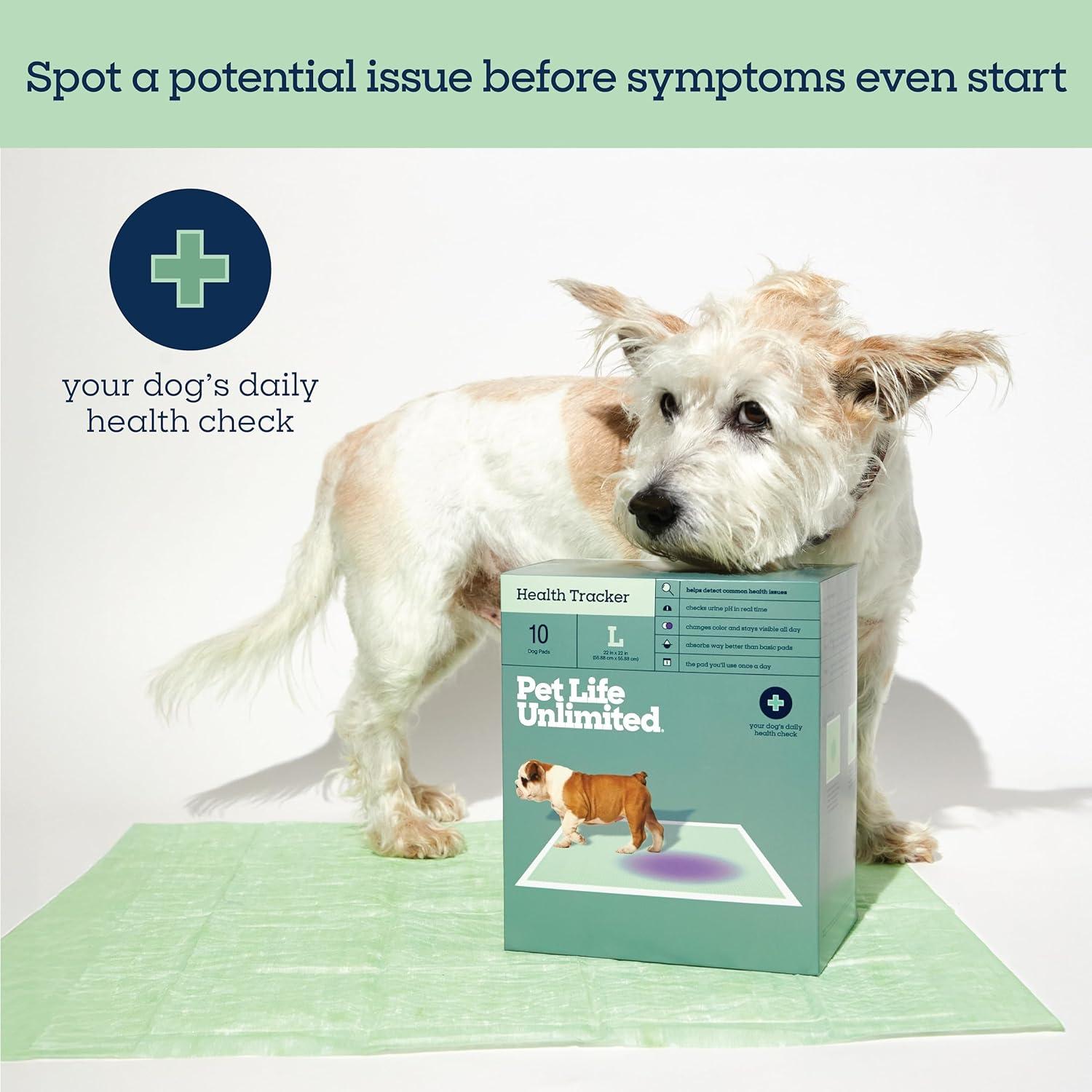 Almohadillas para Perros Pet Life Health Tracker 56x56 cm - 10 Unidades