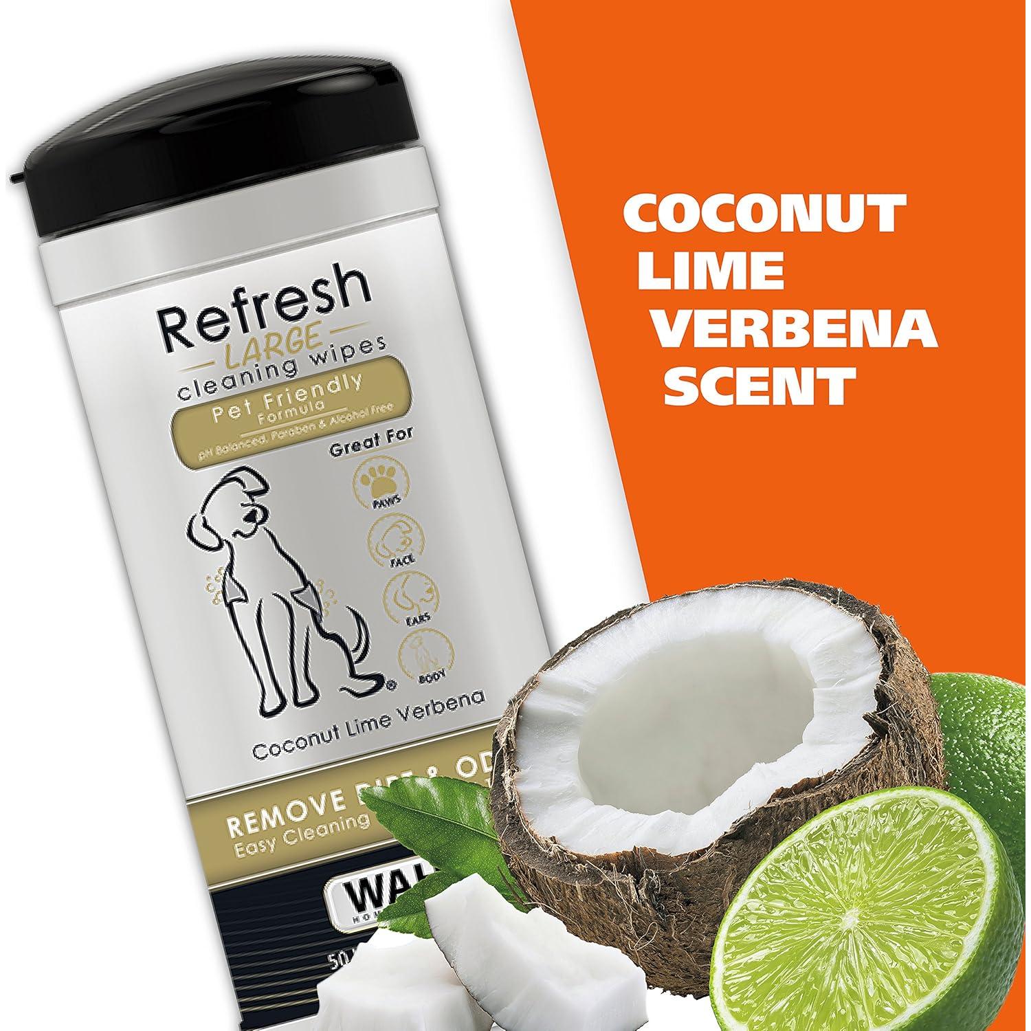 Toallitas de Limpieza Wahl para Perros - 50 Unidades - Fórmula Natural