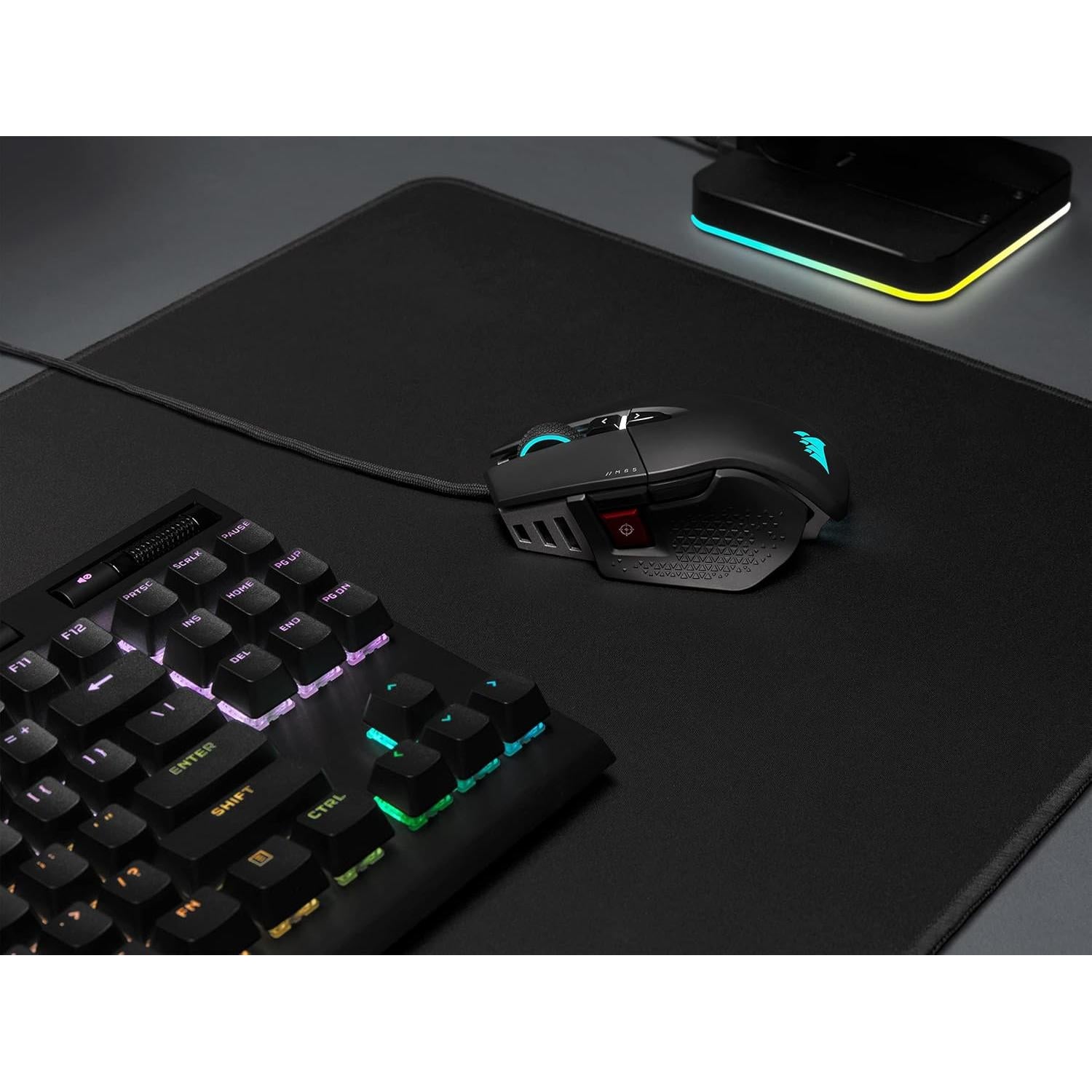 Ratón Gaming Corsair M65 RGB Ultra 26000 DPI Óptico Negro