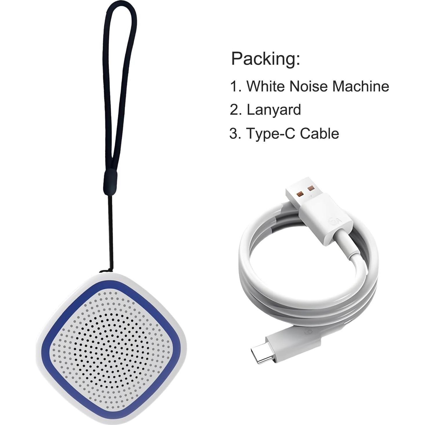 Máquina de Ruido Blanco UNIONOW YK03 - 36 Sonidos Relajantes