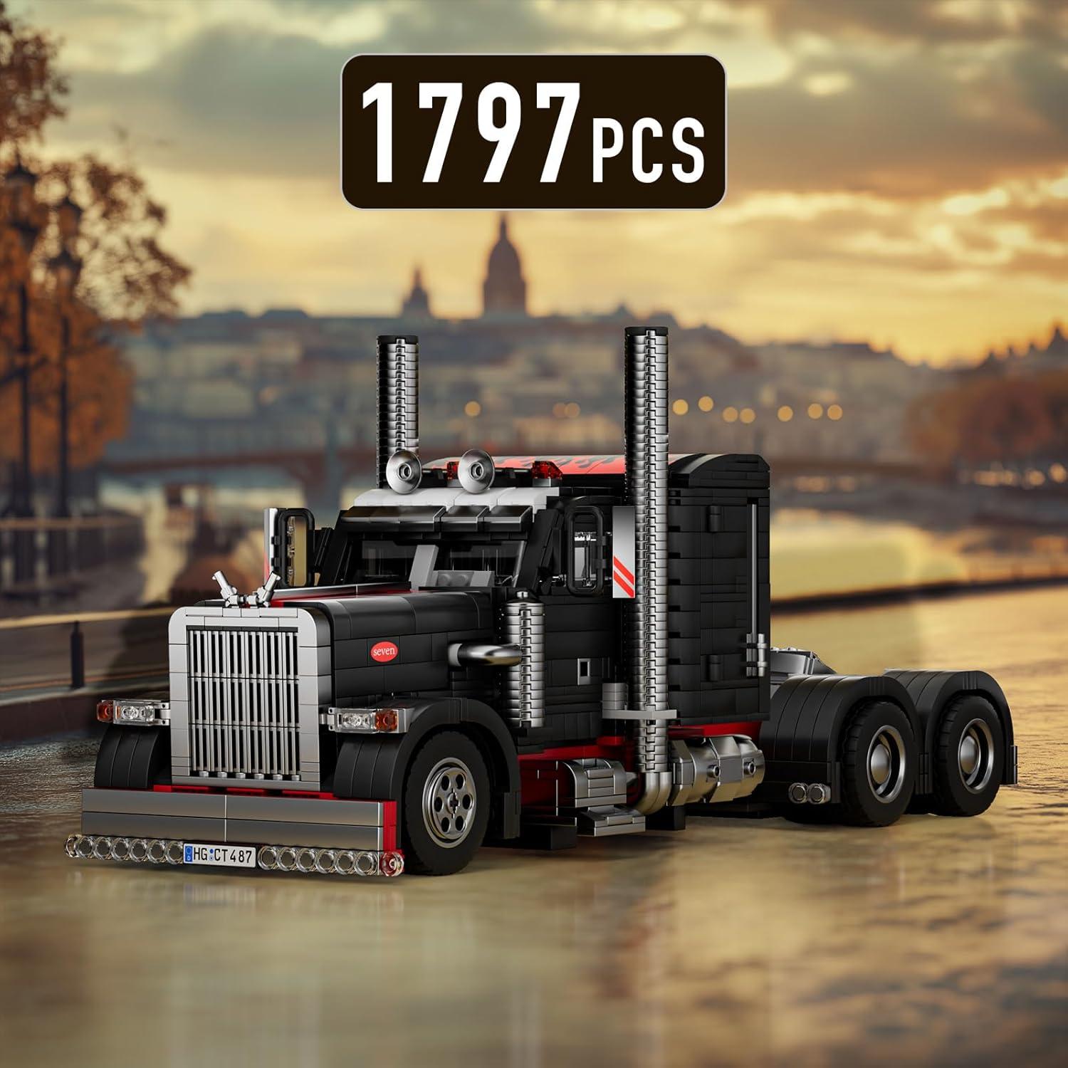Camión Semi Mould King 10037 1797 Piezas para Construir
