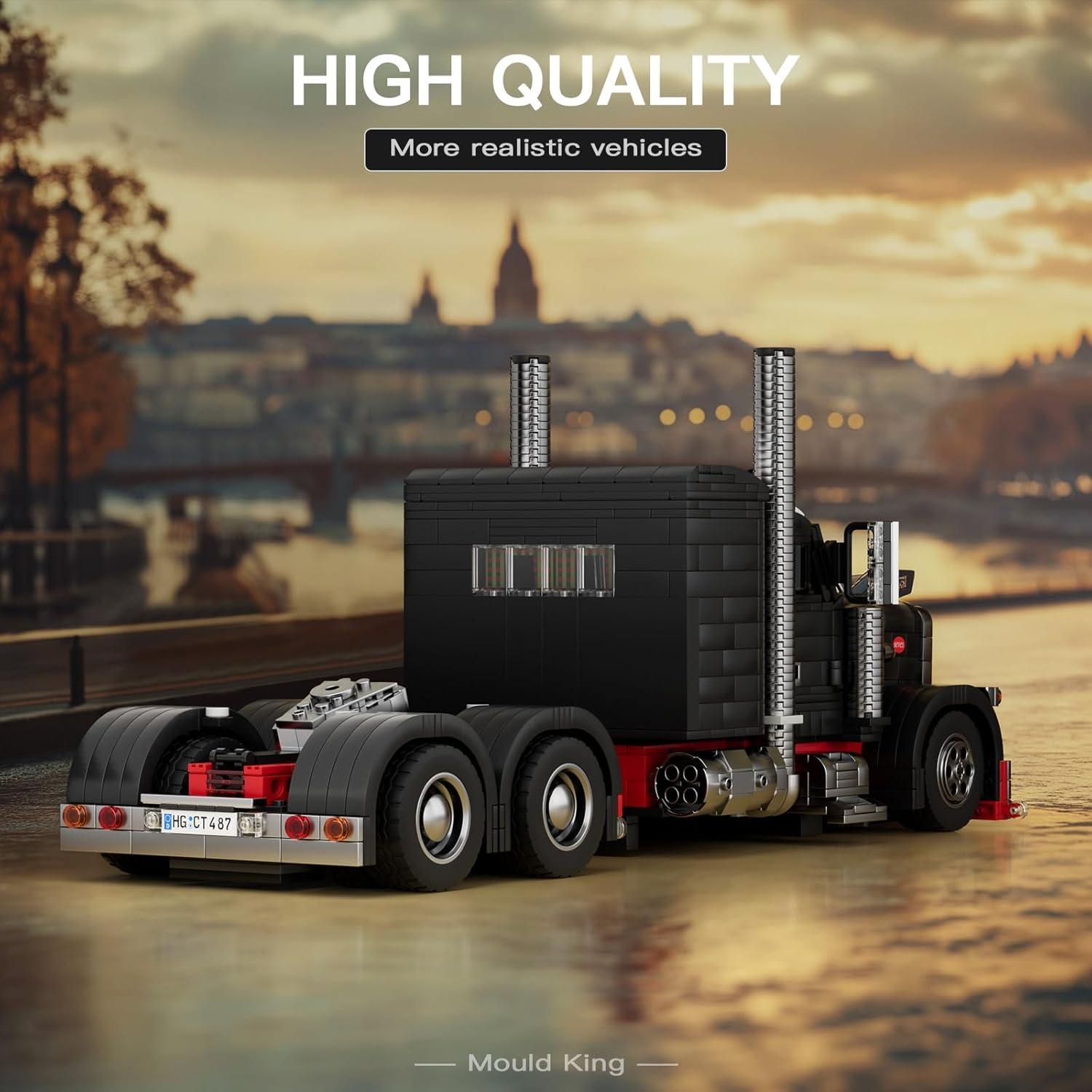 Camión Semi Mould King 10037 1797 Piezas para Construir