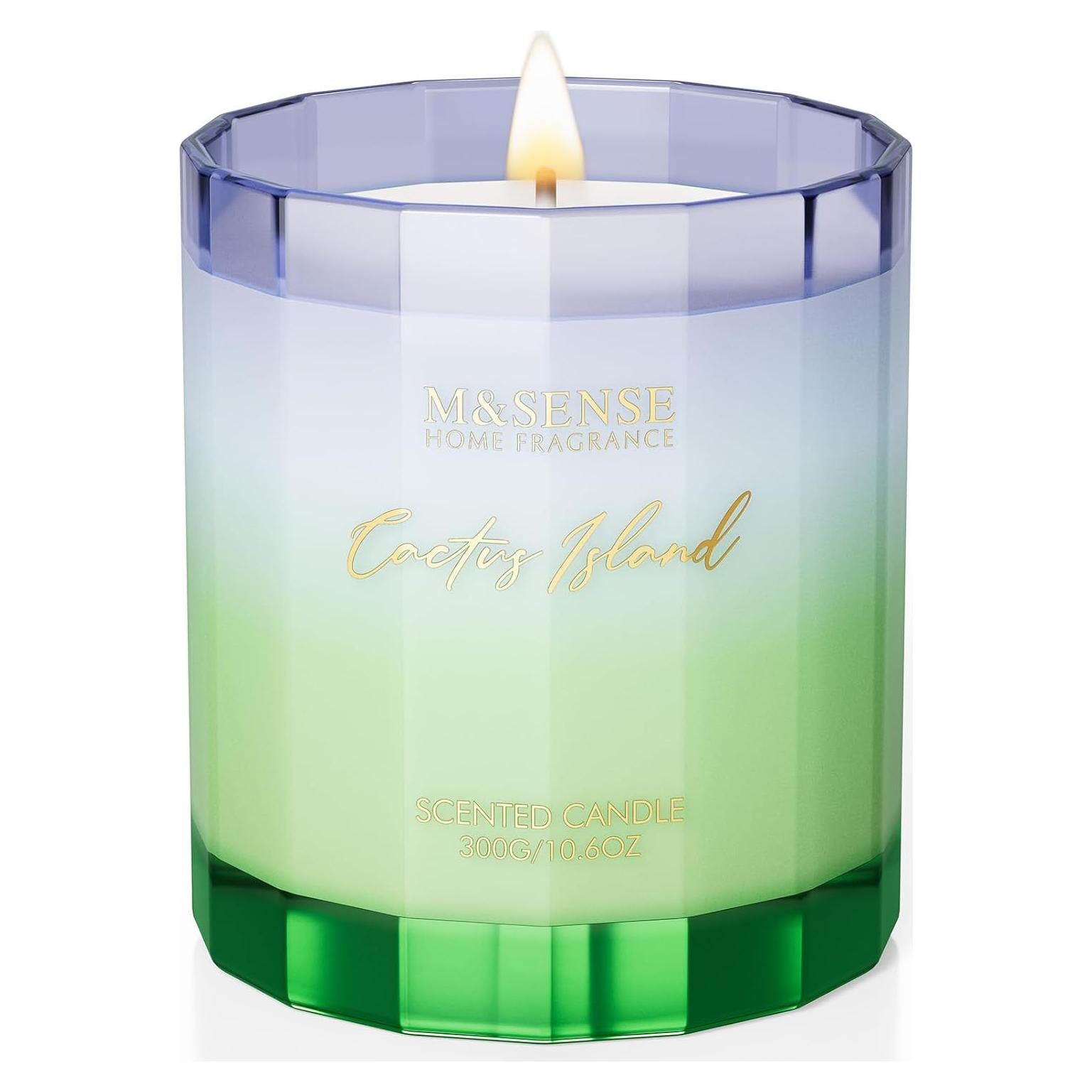 Vela Aromática M&SENSE Bergamota 300g Cera Soja Natural