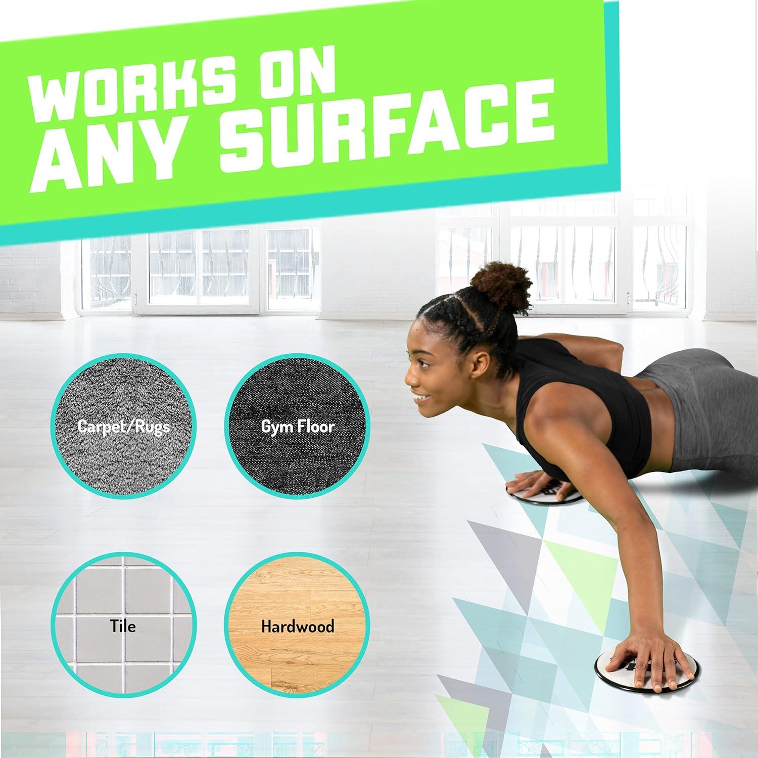 Deslizadores de Núcleo Elite Sportz - Paquete de 2 Discos 18 cm