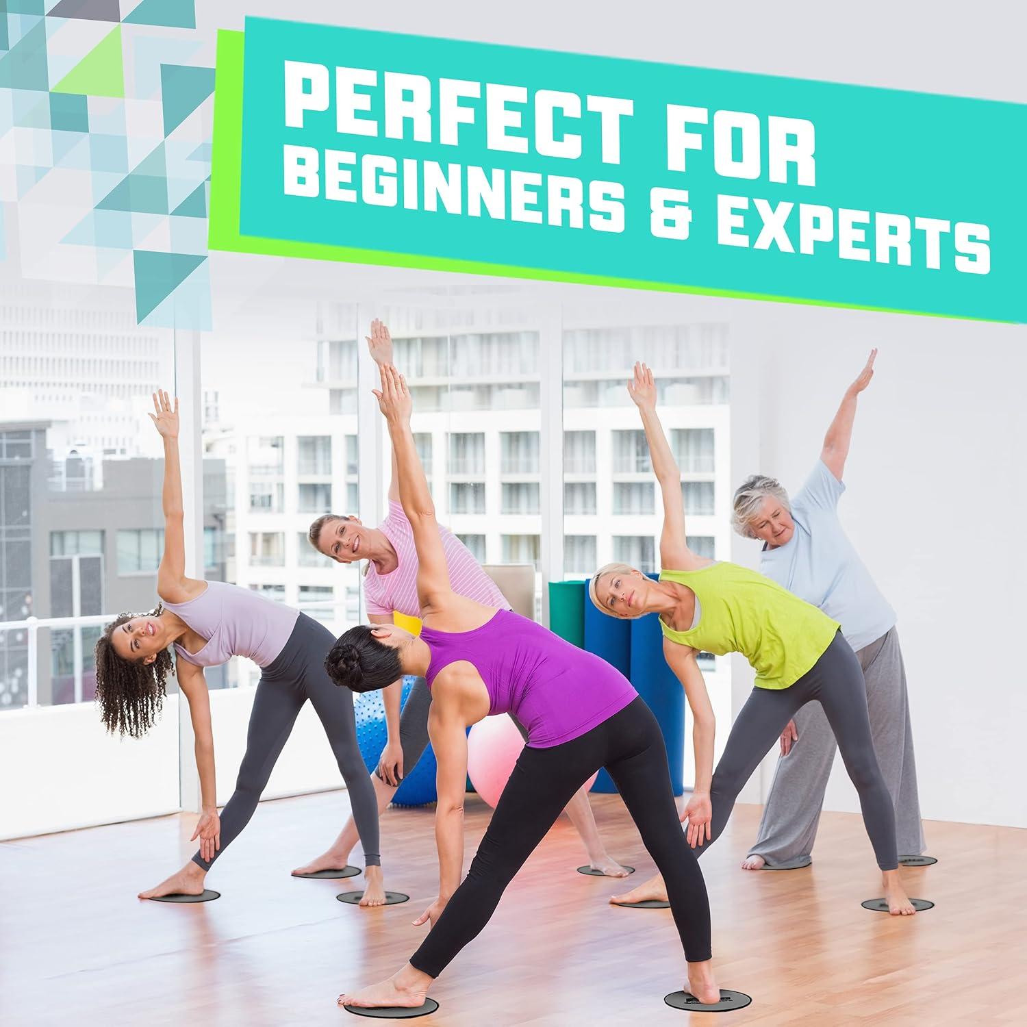 Deslizadores de Núcleo Elite Sportz - Paquete de 2 Discos 18 cm