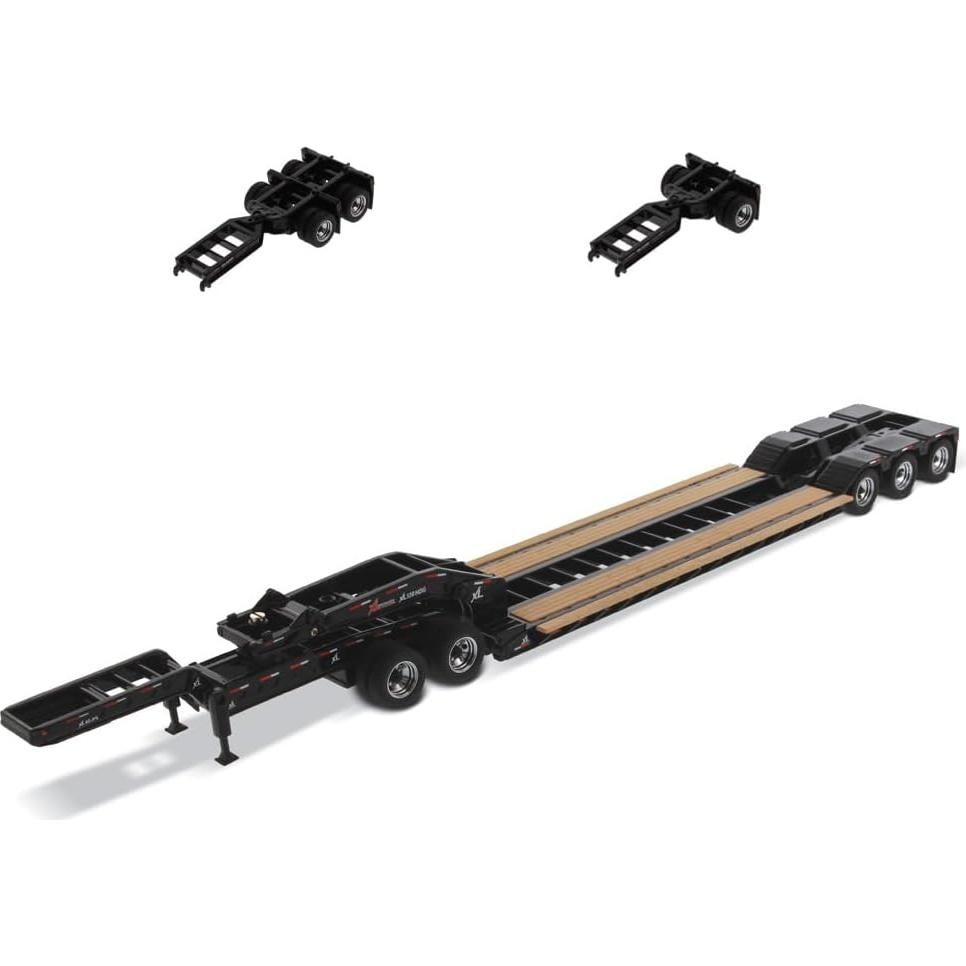 Remolque Bajo HDG Diecast Masters 1:50 con Jeep y 2 Impulsores