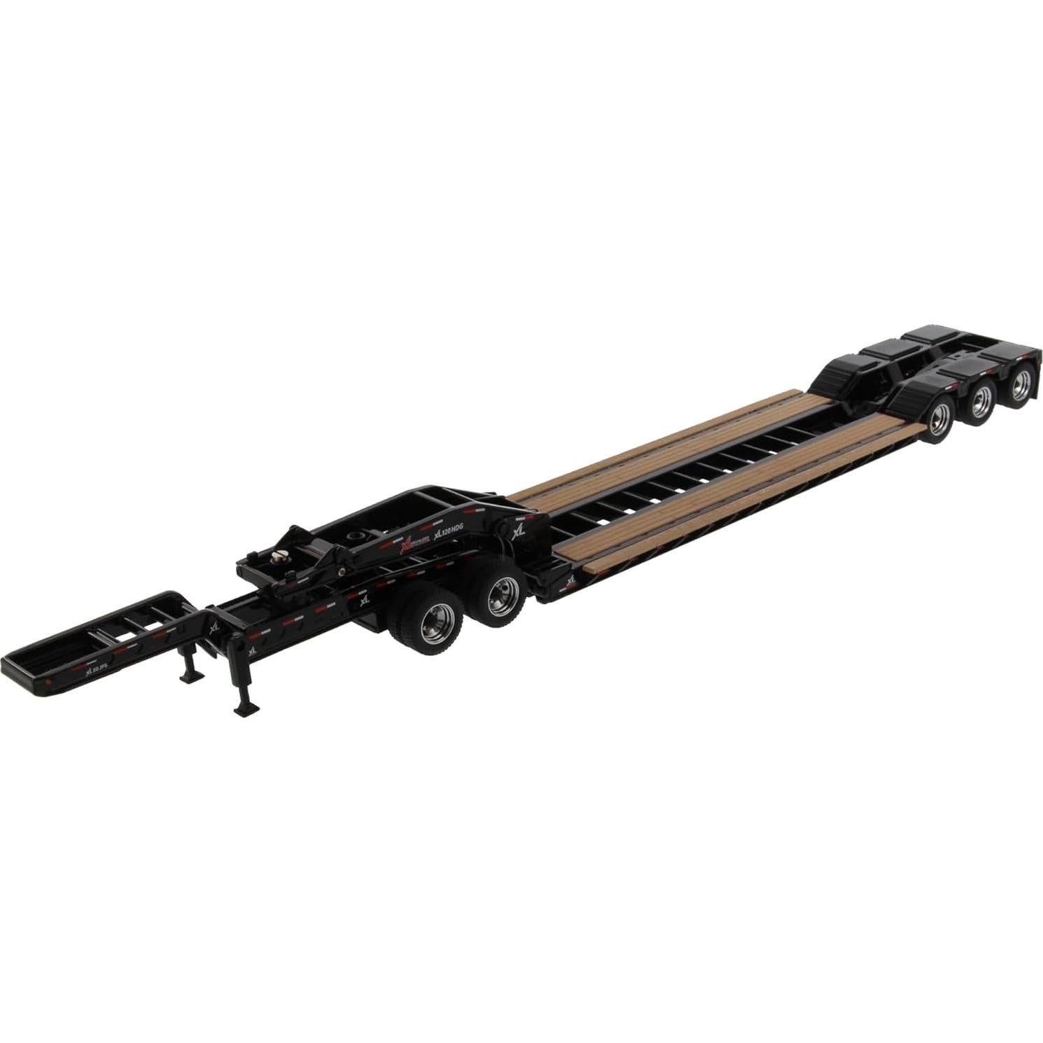 Remolque Bajo HDG Diecast Masters 1:50 con Jeep y 2 Impulsores