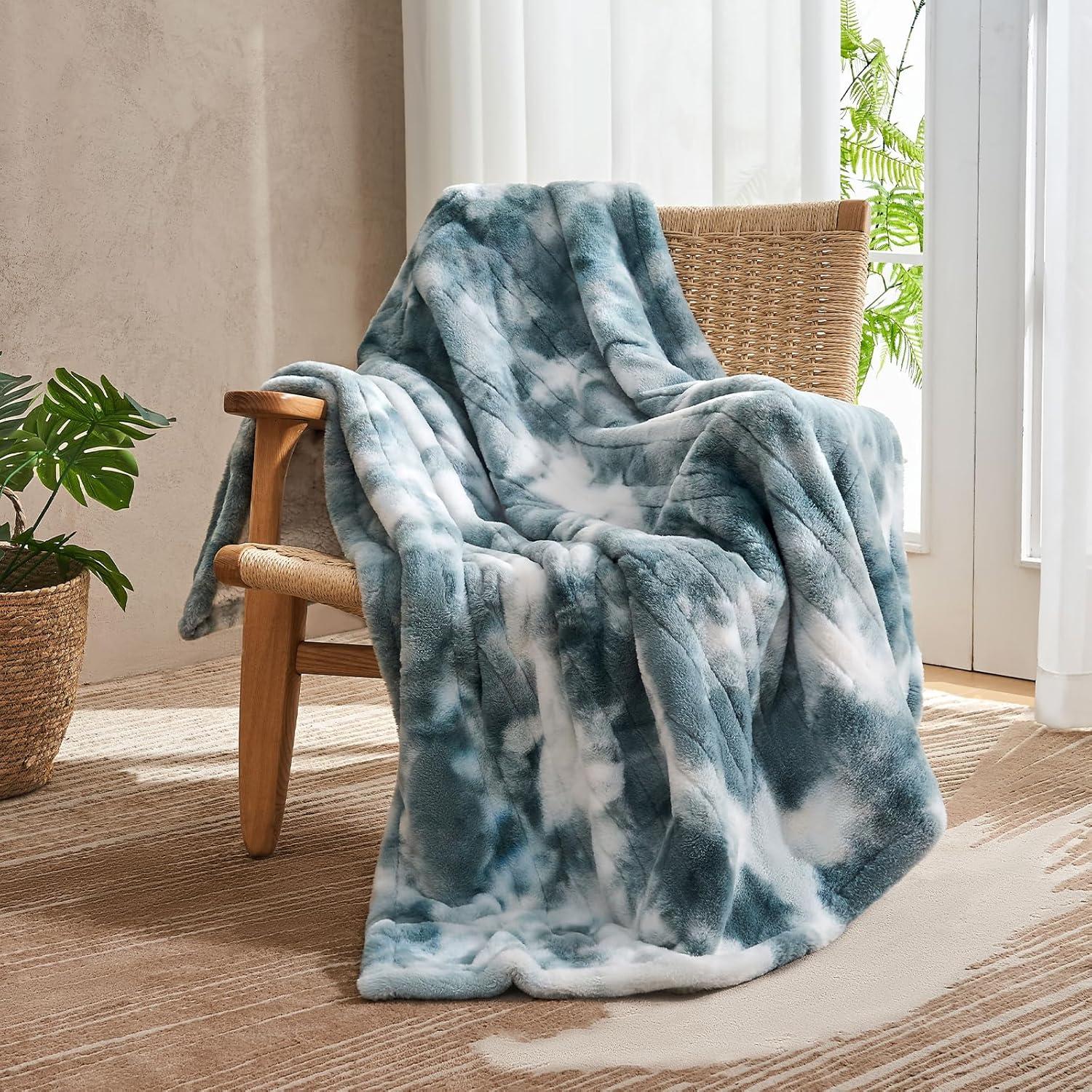 Manta Eléctrica PTQ Reina 213x229cm Azul Suave 6 Niveles Calor