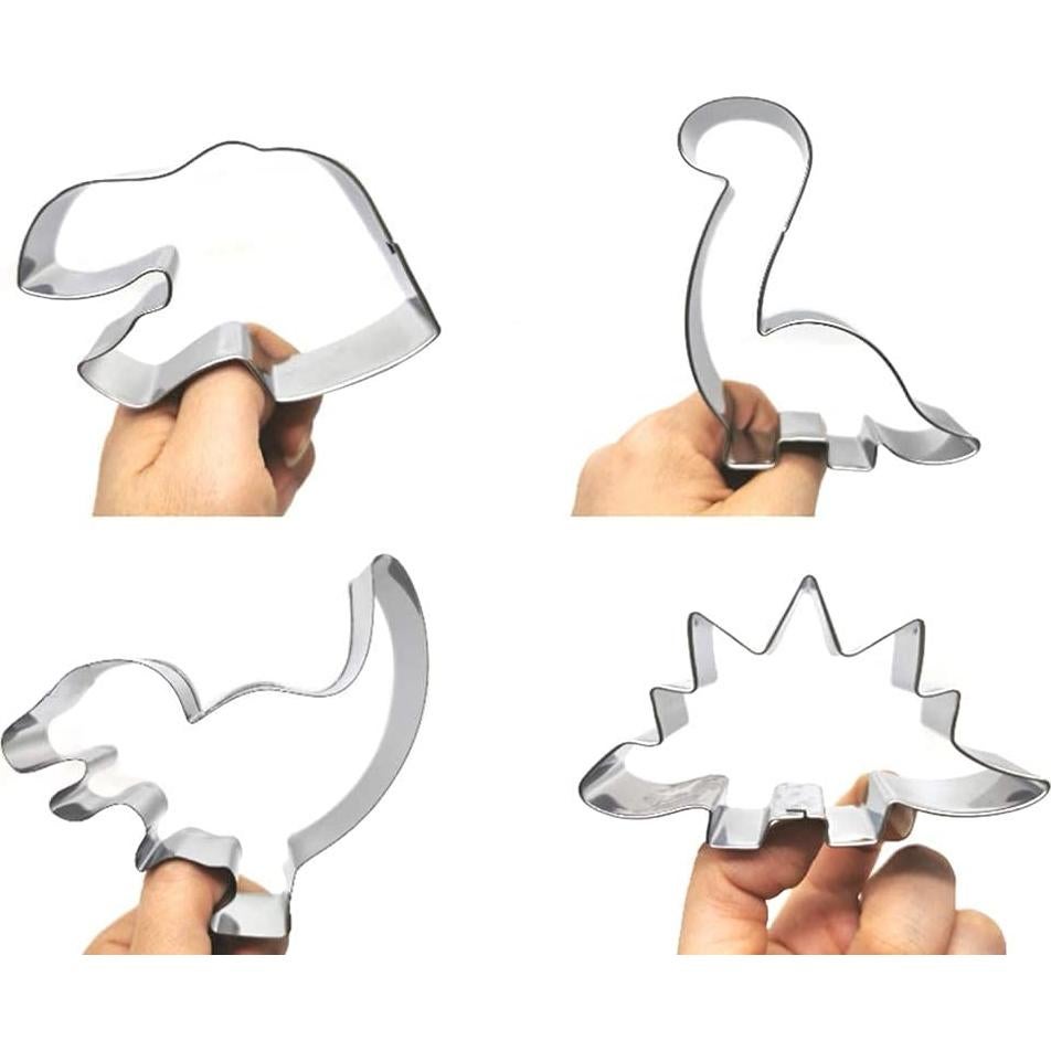 Juego de Cortadores de Galletas de Dinosaurio LUBTOSMN - 7 Piezas