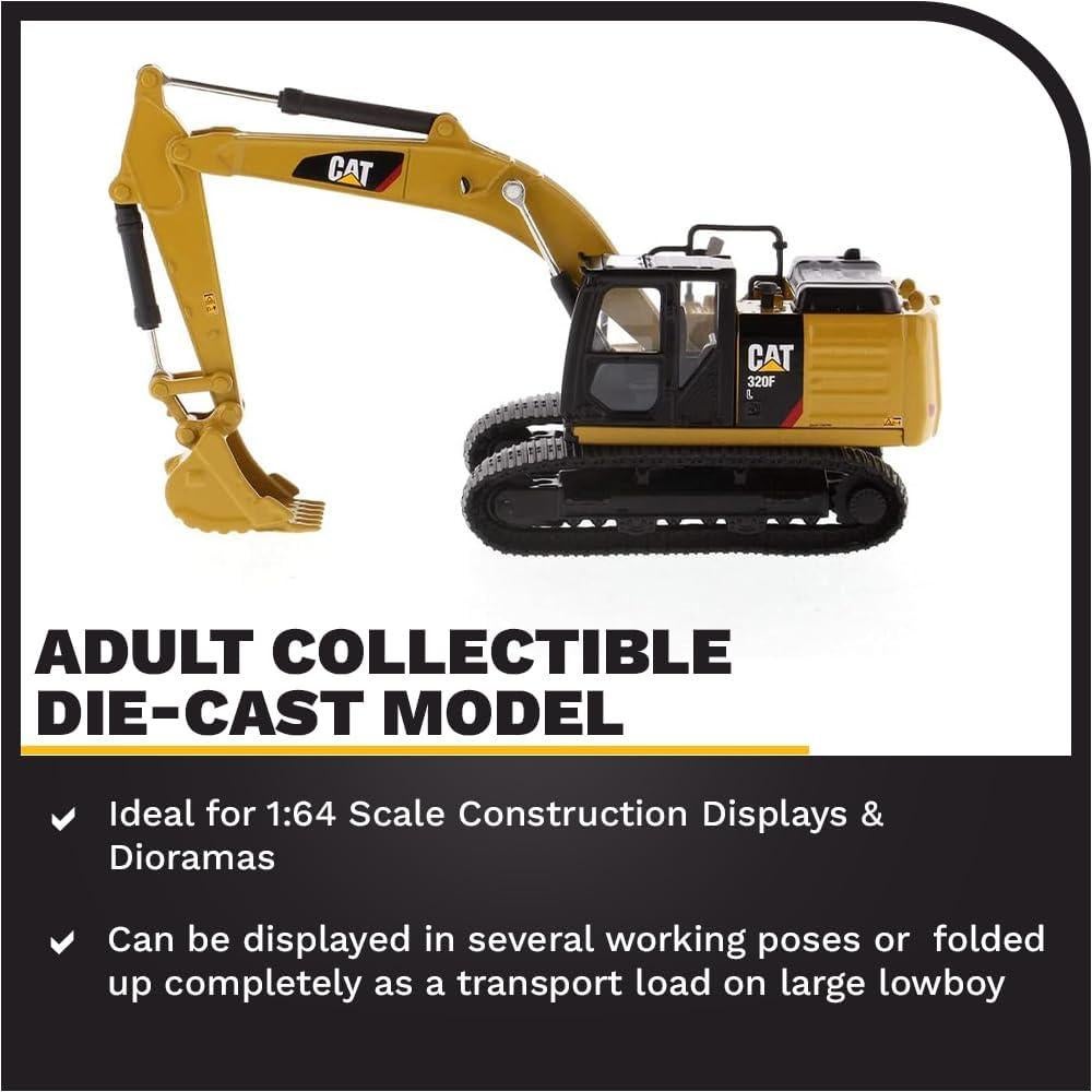 Excavadora Hidráulica Caterpillar 320F Diecast 1:64 Detalles