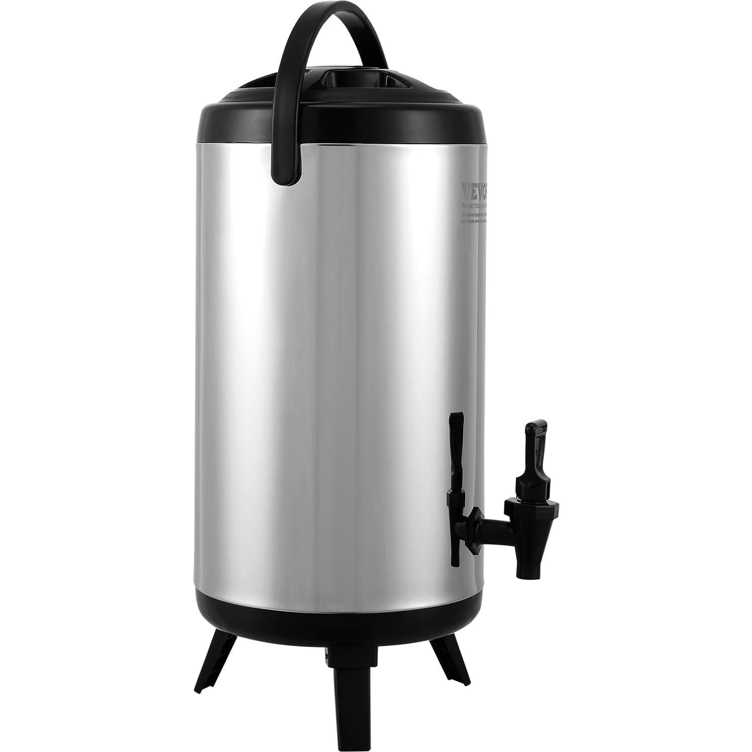 Dispensador de Bebidas Aislado VEVOR 9.2L Acero Inoxidable
