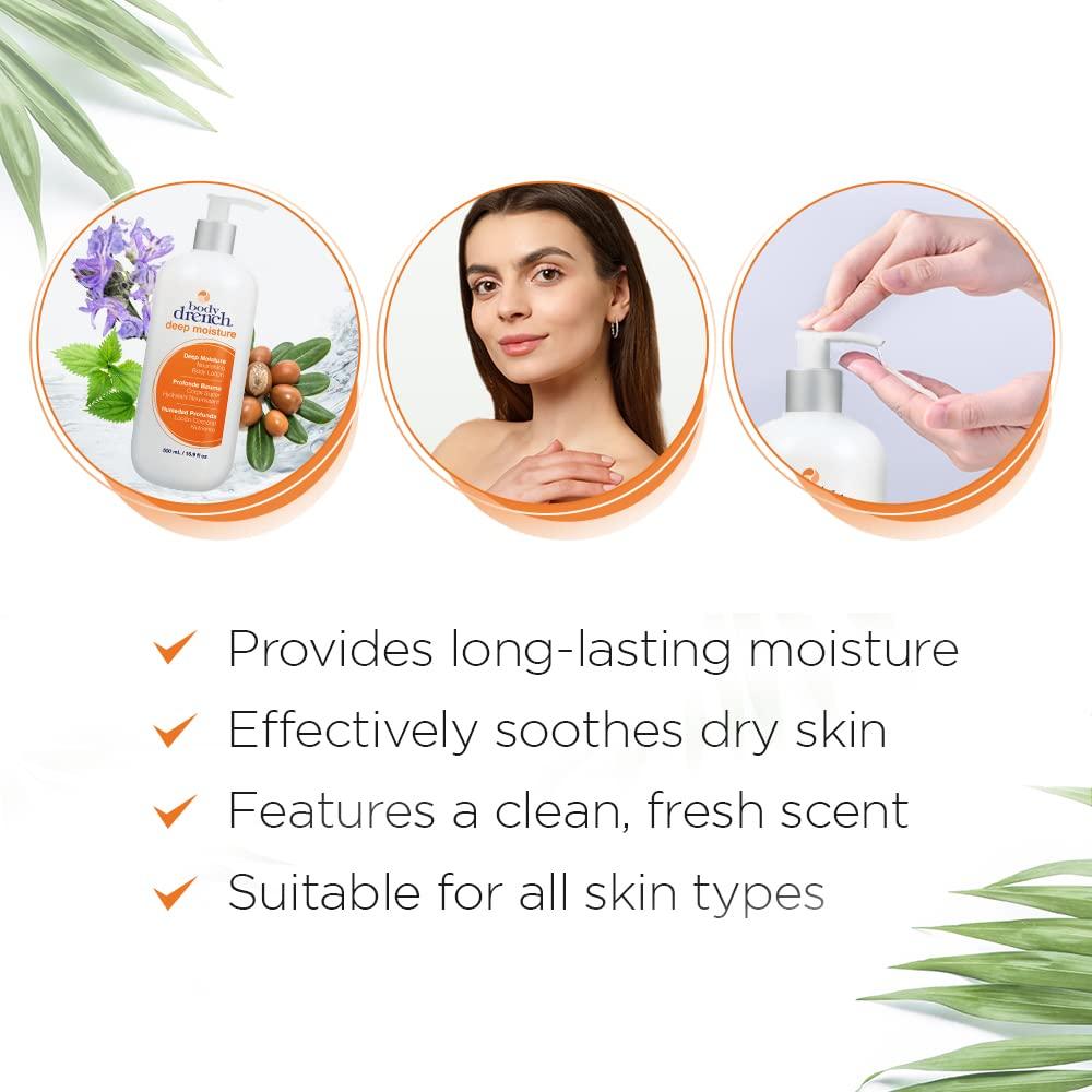 Loción Corporal Hidratante Body Drench 500 ml - Hidratación Profunda