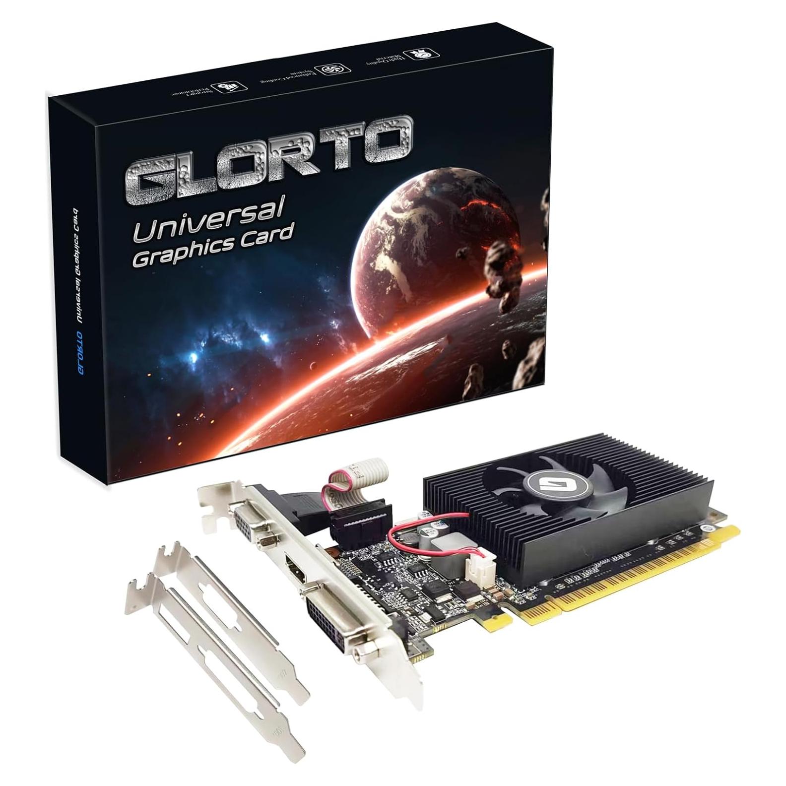 Tarjeta Gráfica Glorto GeForce GT 210 1GB DDR3 HDMI/DVI/VGA