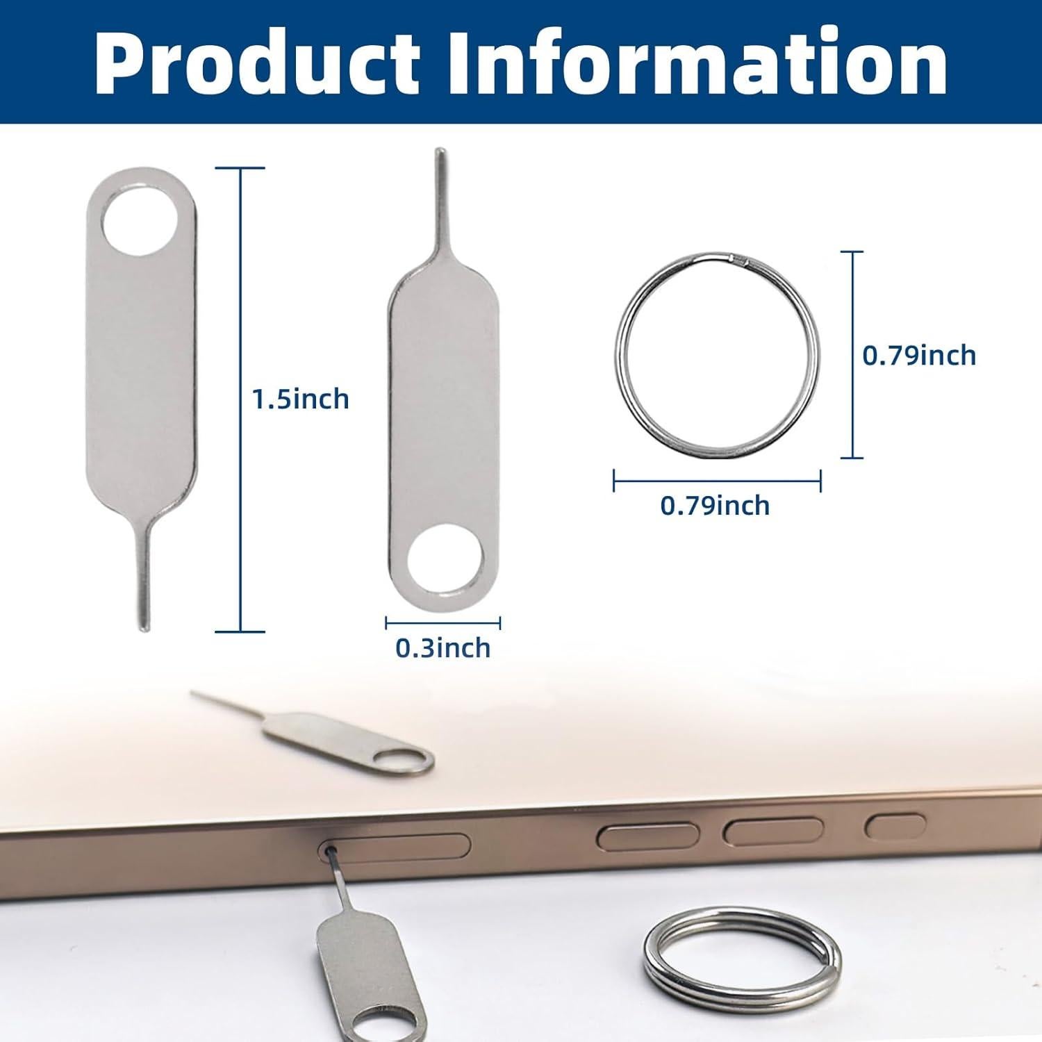 Kit de Extracción SIM 2 Pcs Alro - Agujas y Anillo Circular