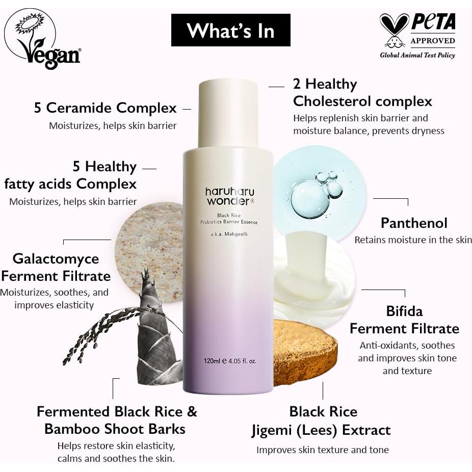 Esencia Tónica Haruharu Wonder 30 ml - Probioticos y Ceramidas