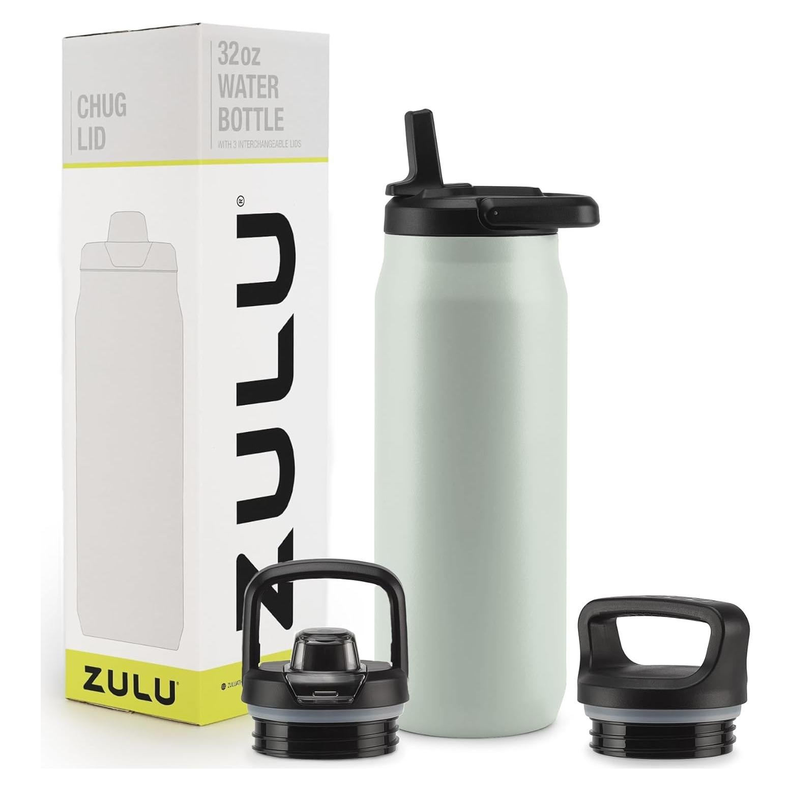 Botella de Agua ZULU Core 32oz Acero Inoxidable Salvia