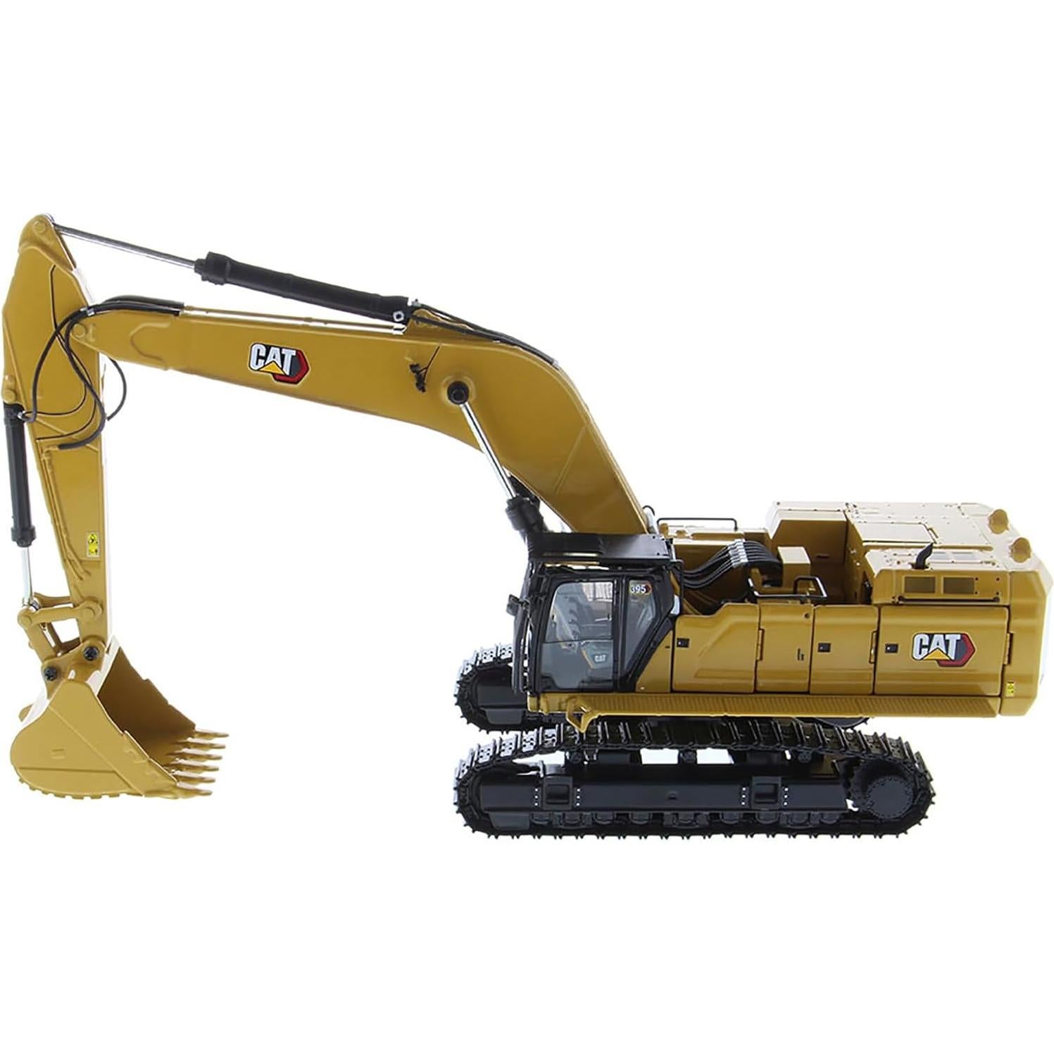 Excavadora Hidráulica Caterpillar 395 Amarilla 1/50 Diecast