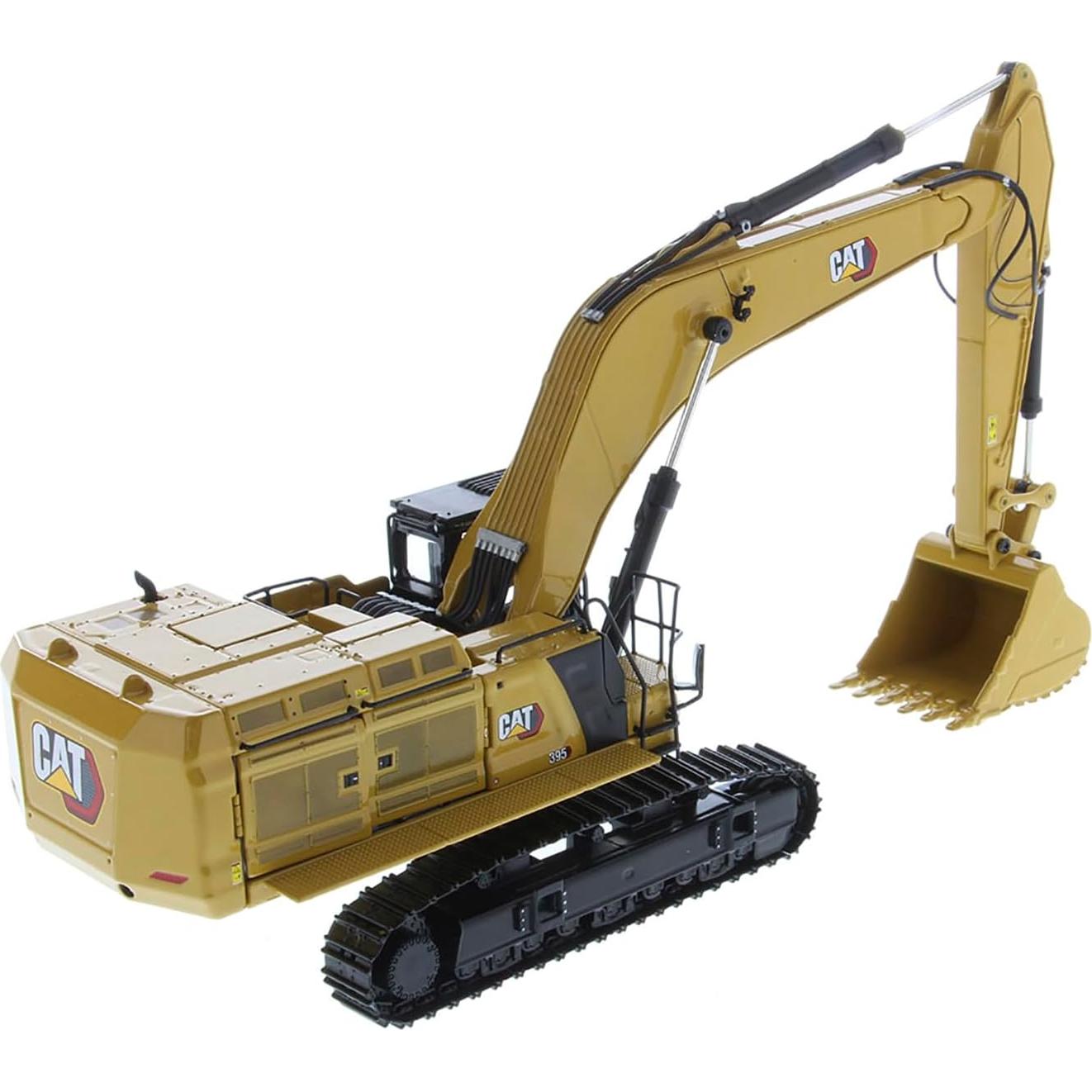 Excavadora Hidráulica Caterpillar 395 Amarilla 1/50 Diecast