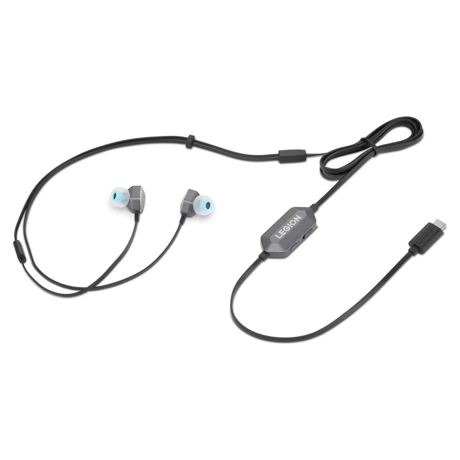 Auriculares In-Ear Gaming Lenovo Legion E510 7.1 RGB USB-C