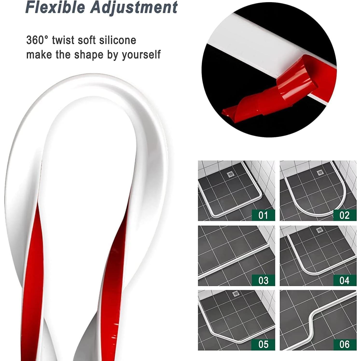 Guardia de Agua para Ducha SLequipo 170 cm Silicona Flexible