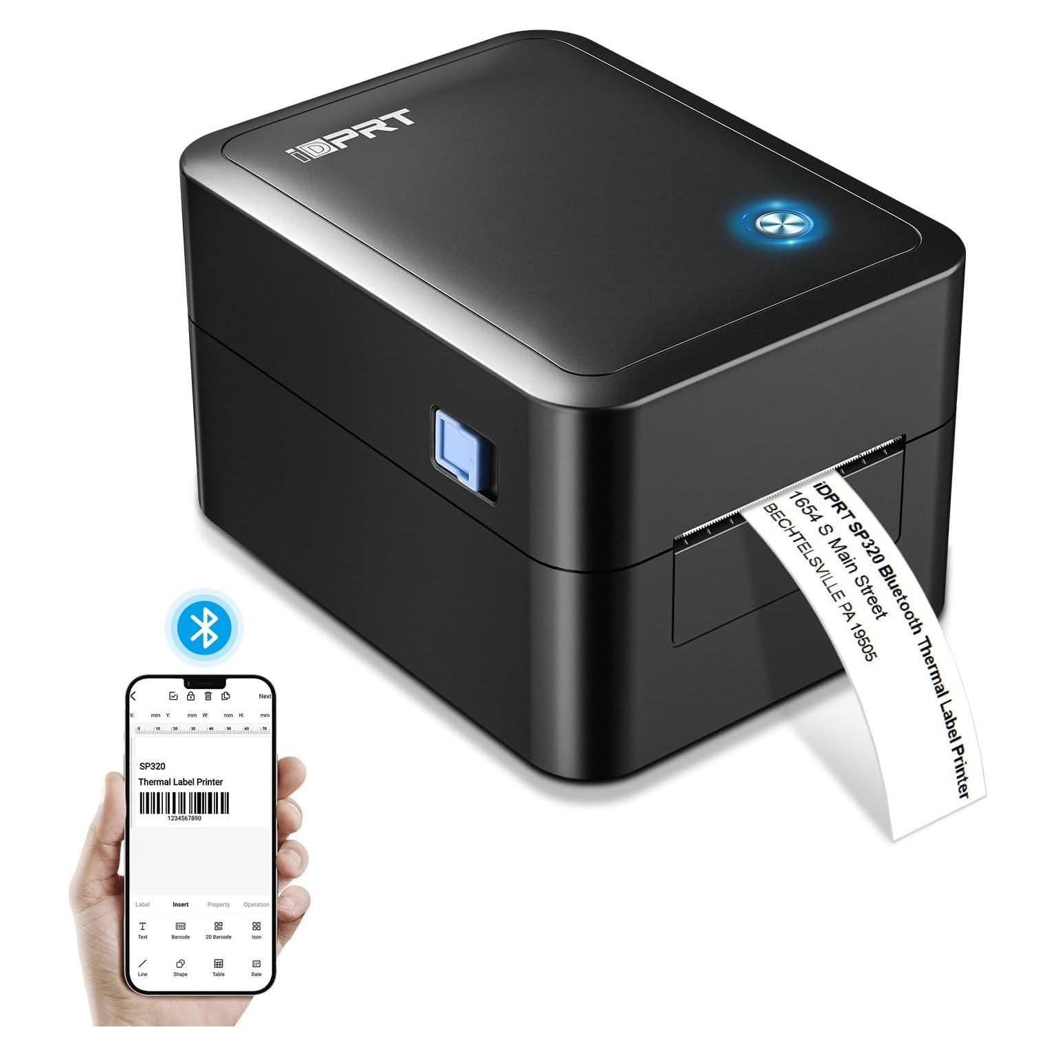 Impresora de Etiquetas Térmica iDPRT SP320 Bluetooth USB 203 DPI