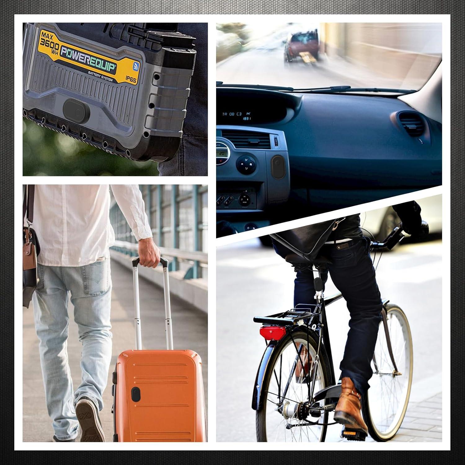 1 Pack Waterproof Case Compatible with Samsung Galaxy SmartTag2, Hidden Tracker Galaxy Smart Tag 2 Holder with 3M Adhesive Sticker, Anti-Lost Scratch Protective Cover for Samsung Tag2 Black