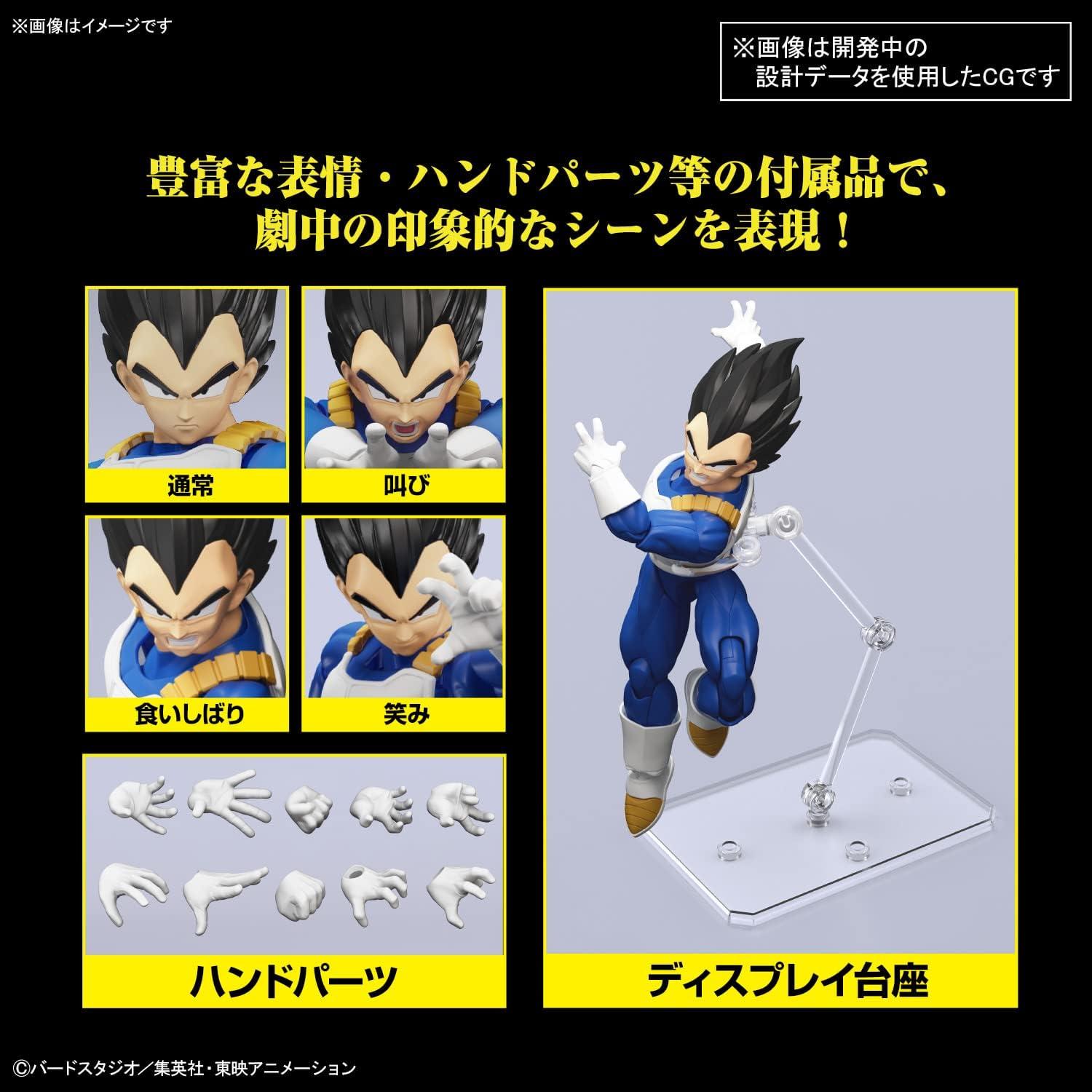 Bandai Hobby - Dragon Ball Z - Vegeta Kit Modelo 19x30x8cm