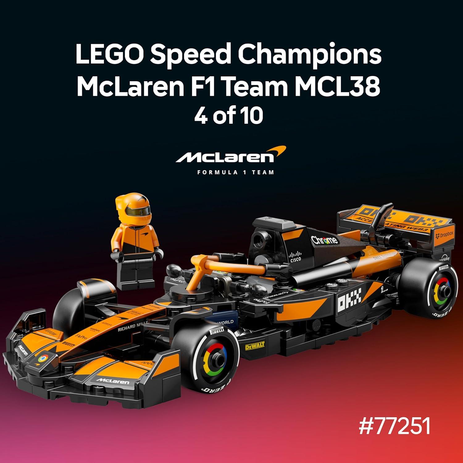 Paquete Coleccionista LEGO F1 2025 - 10 Sets + Póster Exclusivo