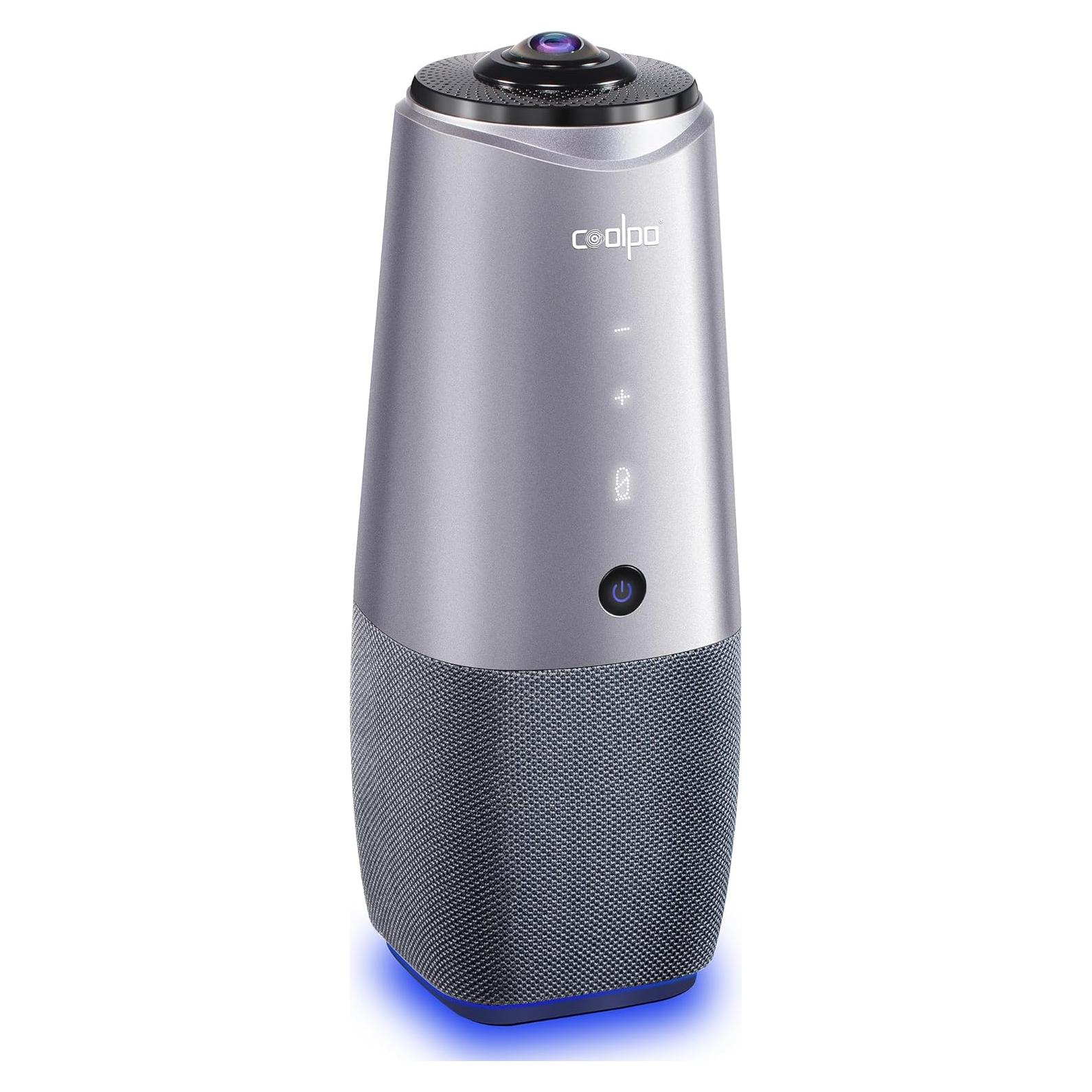 Webcam COOLPO Huddle Pana 4K 360° con Micrófono y Altavoz