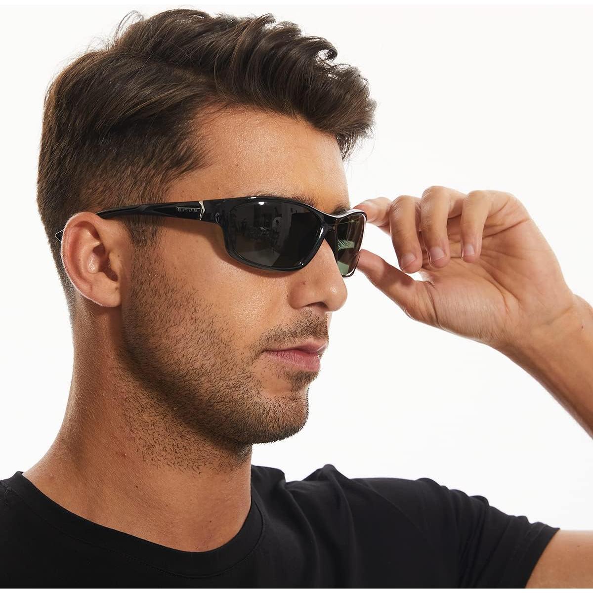 Gafas de Sol Polarizadas BNUS con Lentes de Vidrio 100% UV