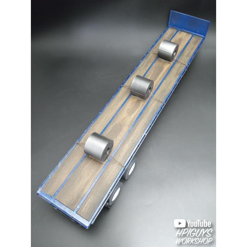 Kit a Escala 1:25 Remolque Plano AMT Fruehauf 120 Piezas