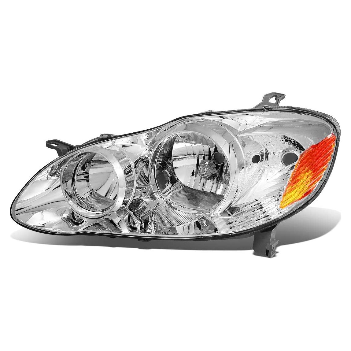 Lámpara de Faro Halógeno Auto Dynasty Izquierdo Toyota Corolla 2003-2008