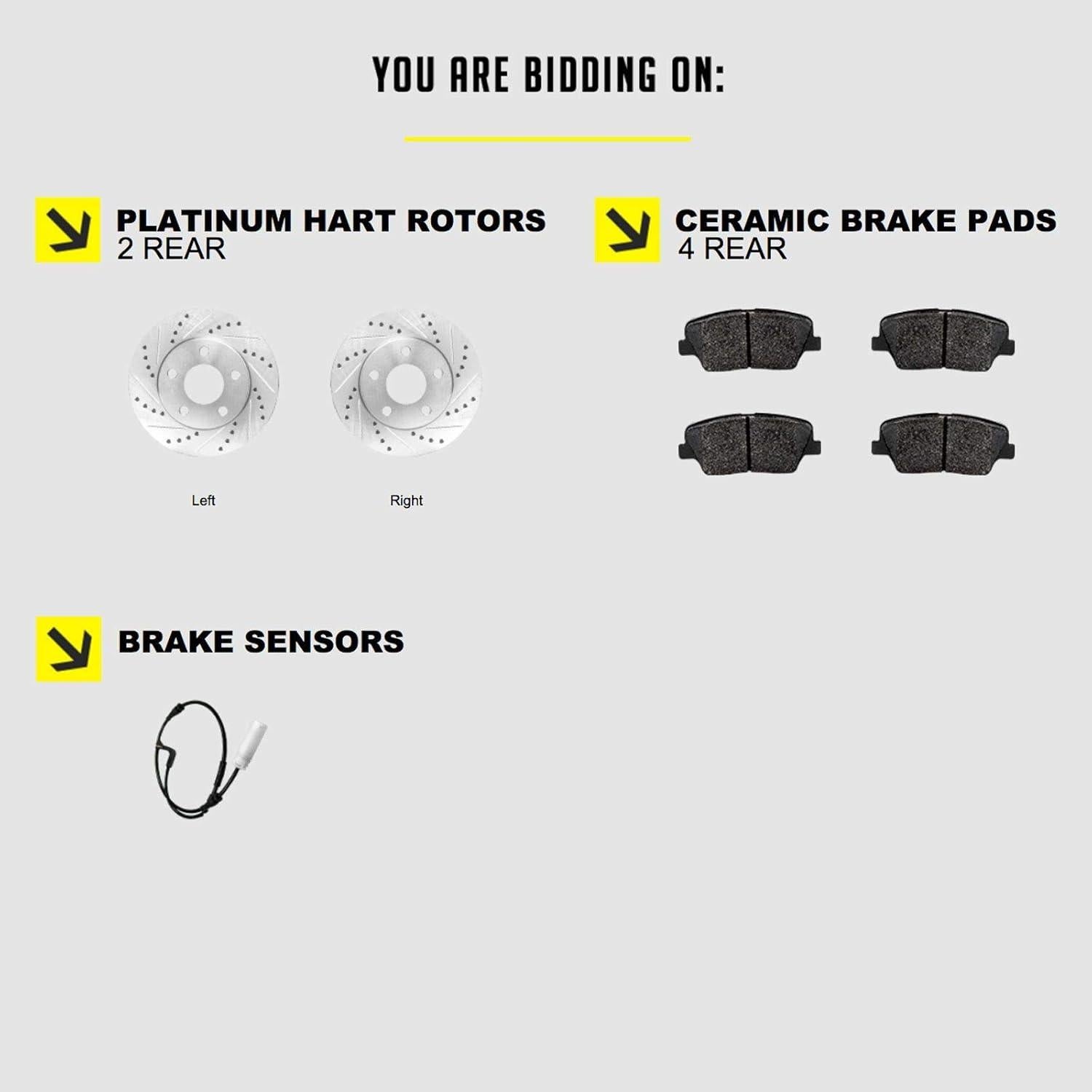 Kit de Frenos Traseros Hart Brakes para BMW 323i 325i 328i