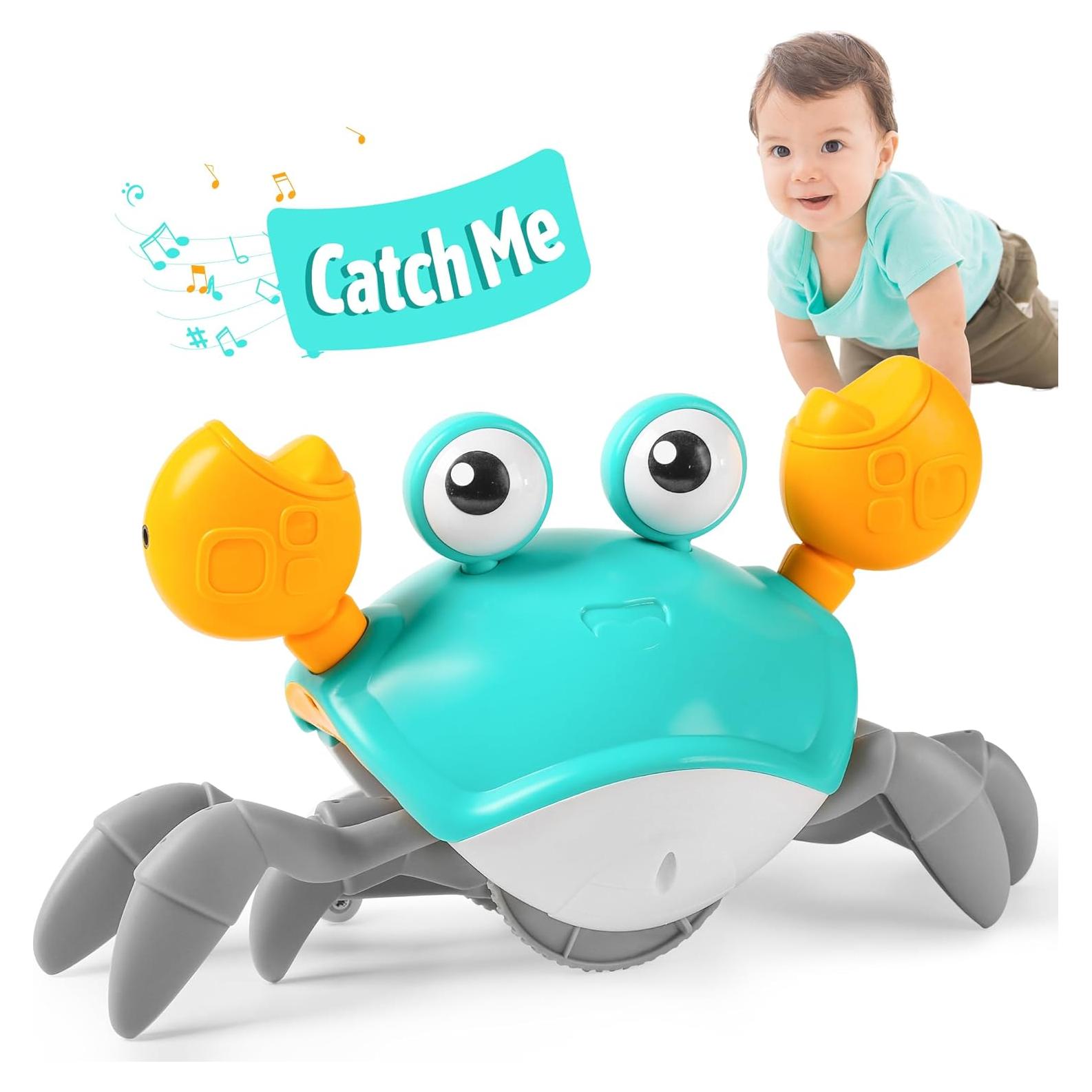 Juguete Cangrejo Rodante Hirger con Luz y Música 0-12 Meses