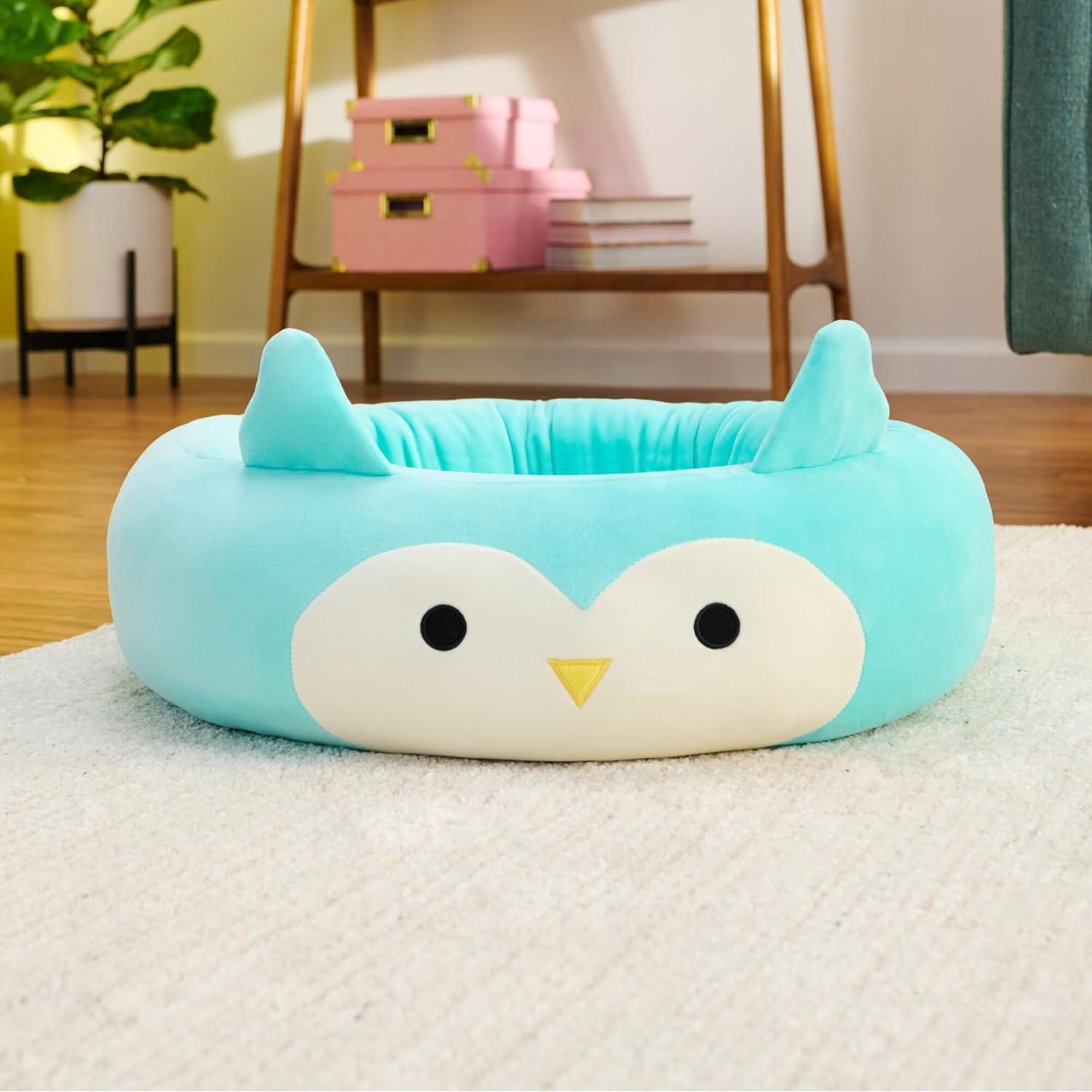 Cama para Mascotas Squishmallows Winston el Búho 50.8 cm - Jazwares