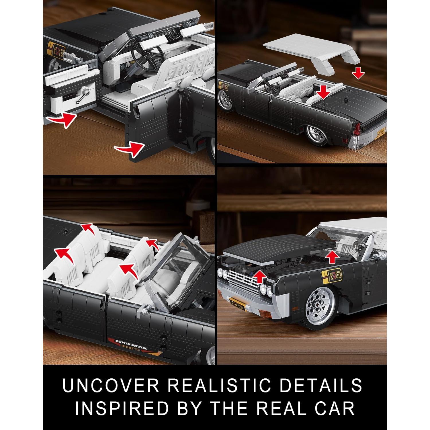 Mould King 10118 Coche Deportivo Vintage 1903 Piezas