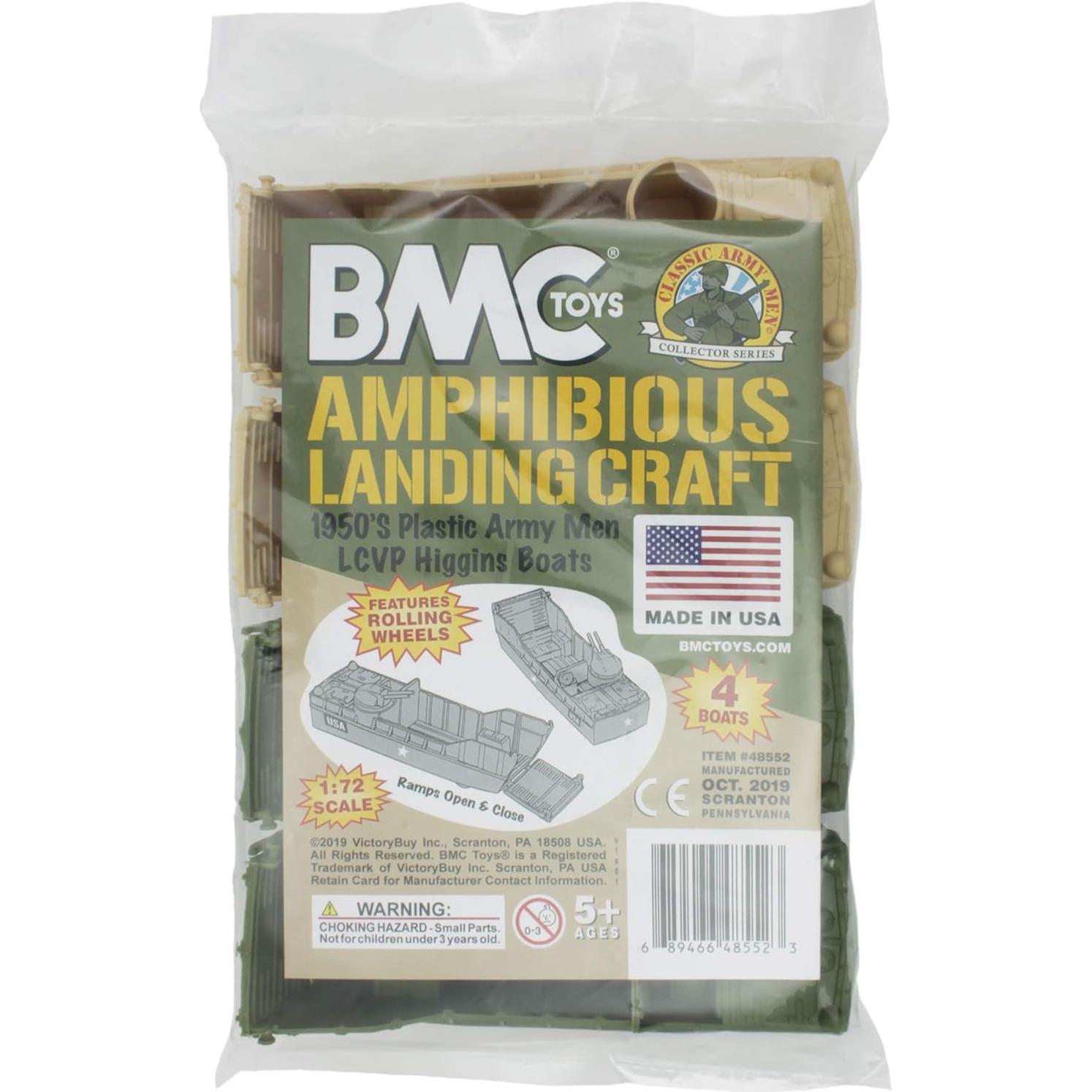 BMC Classic Landing Craft 4pc Tan y Verde Oliva 15 cm