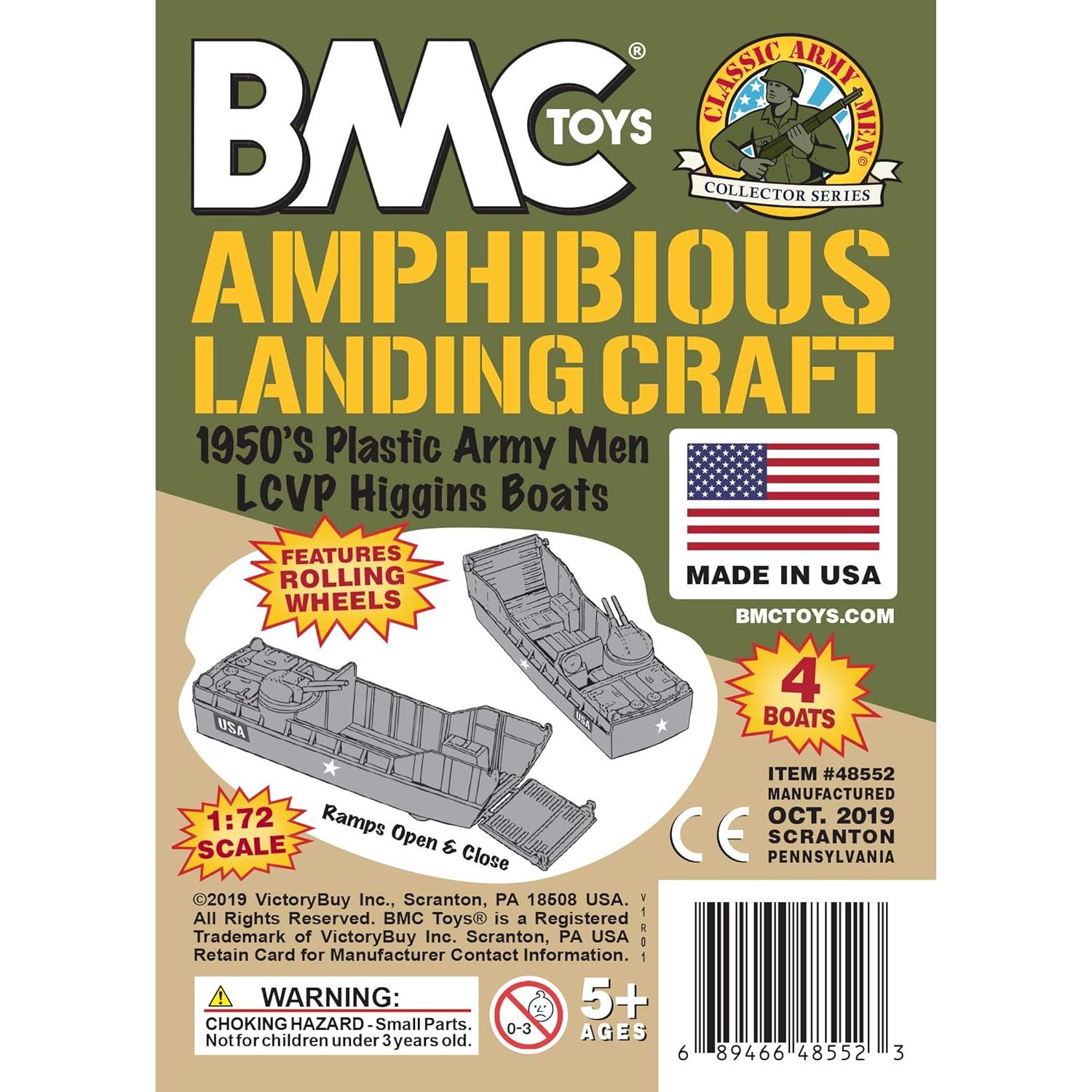 BMC Classic Landing Craft 4pc Tan y Verde Oliva 15 cm