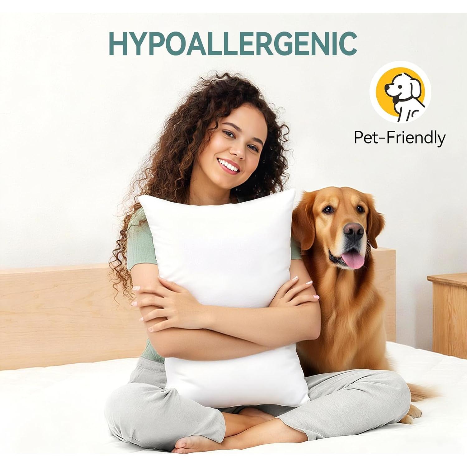 Inserción de Almohada Decorativa AzulHome 14x22 cm Hipoalergénica