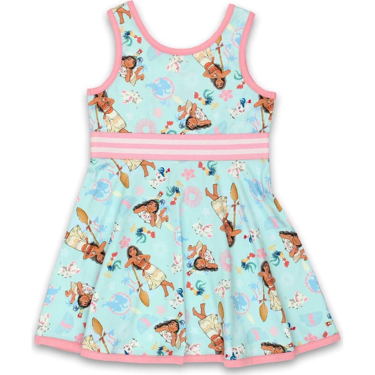 Vestido de Moana para Niñas 3T - Poliéster Suave