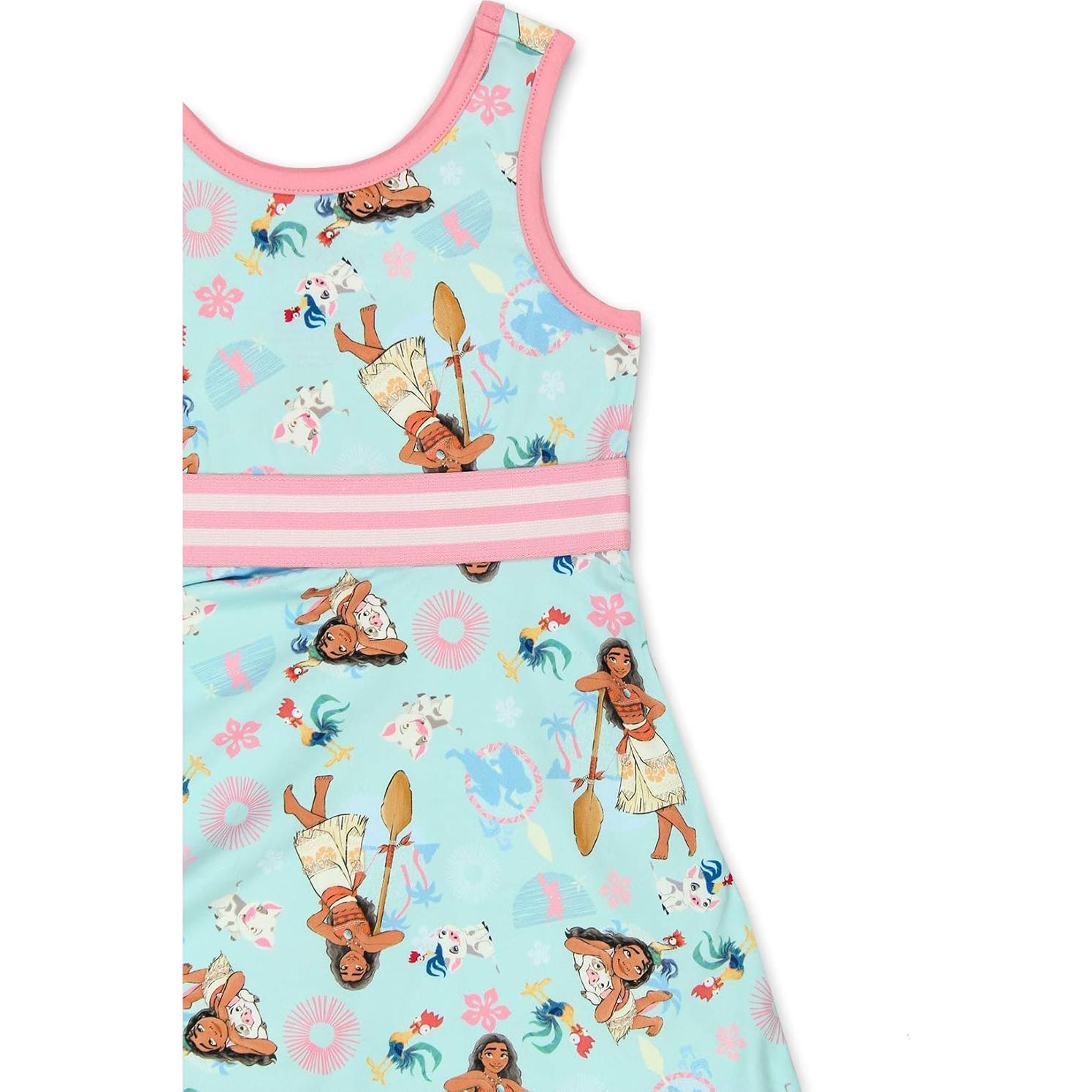 Vestido de Moana para Niñas 3T - Poliéster Suave